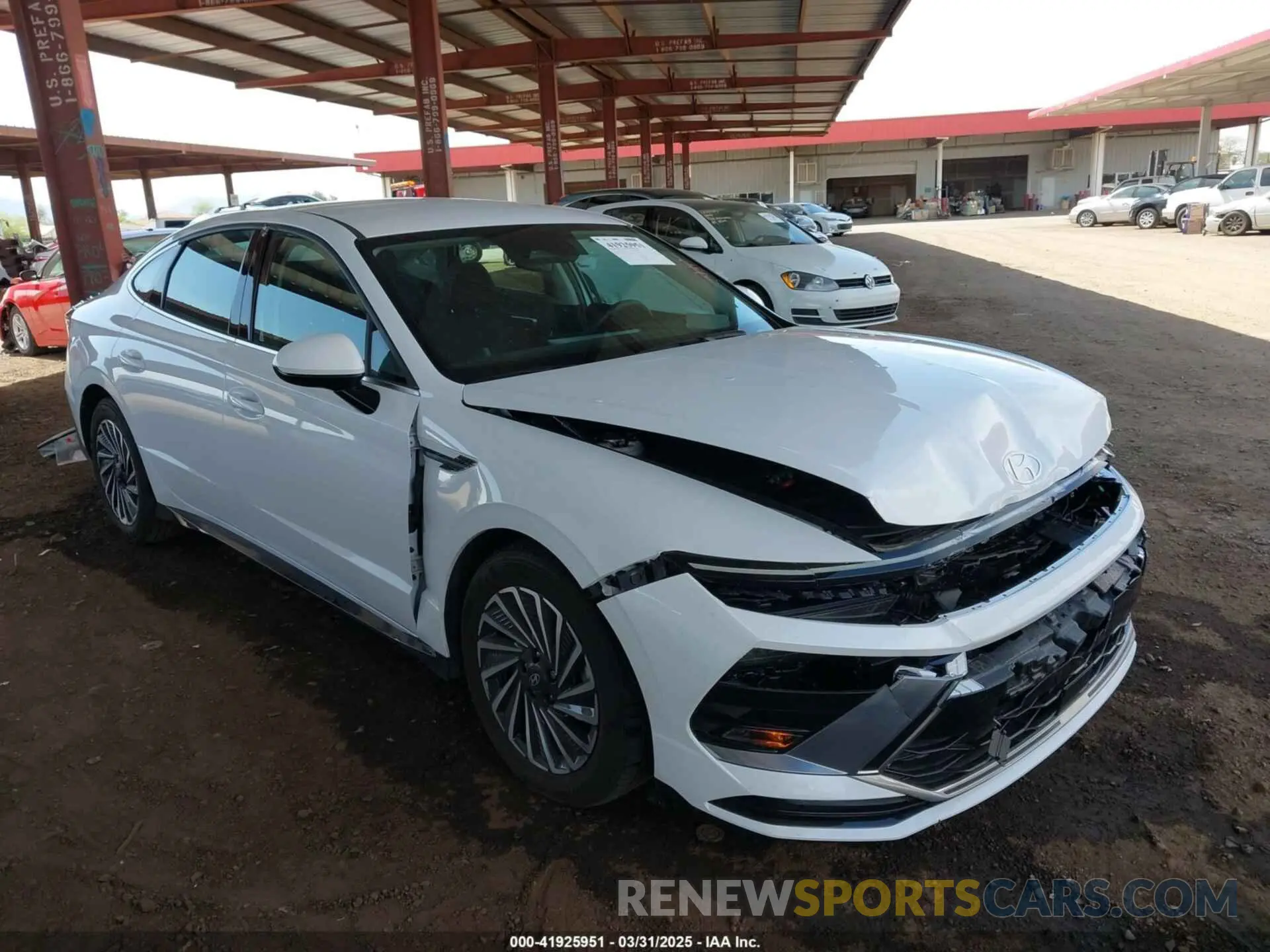 1 Photograph of a damaged car KMHL34JJ0SA108999 HYUNDAI SONATA HYBRID 2025