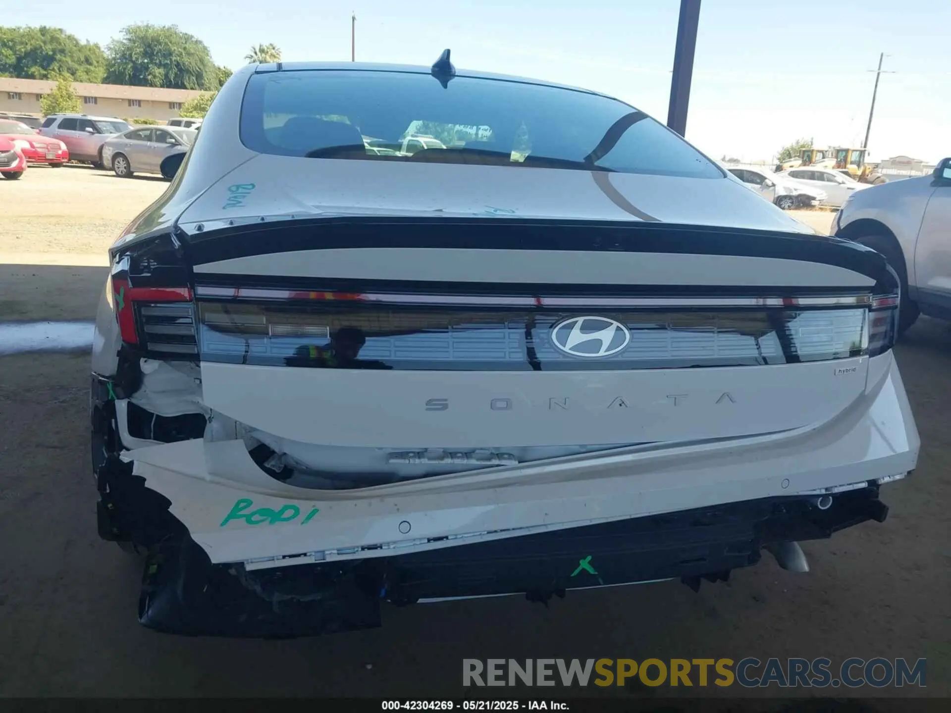 6 Photograph of a damaged car KMHL54JJ0SA119365 HYUNDAI SONATA HYBRID 2025