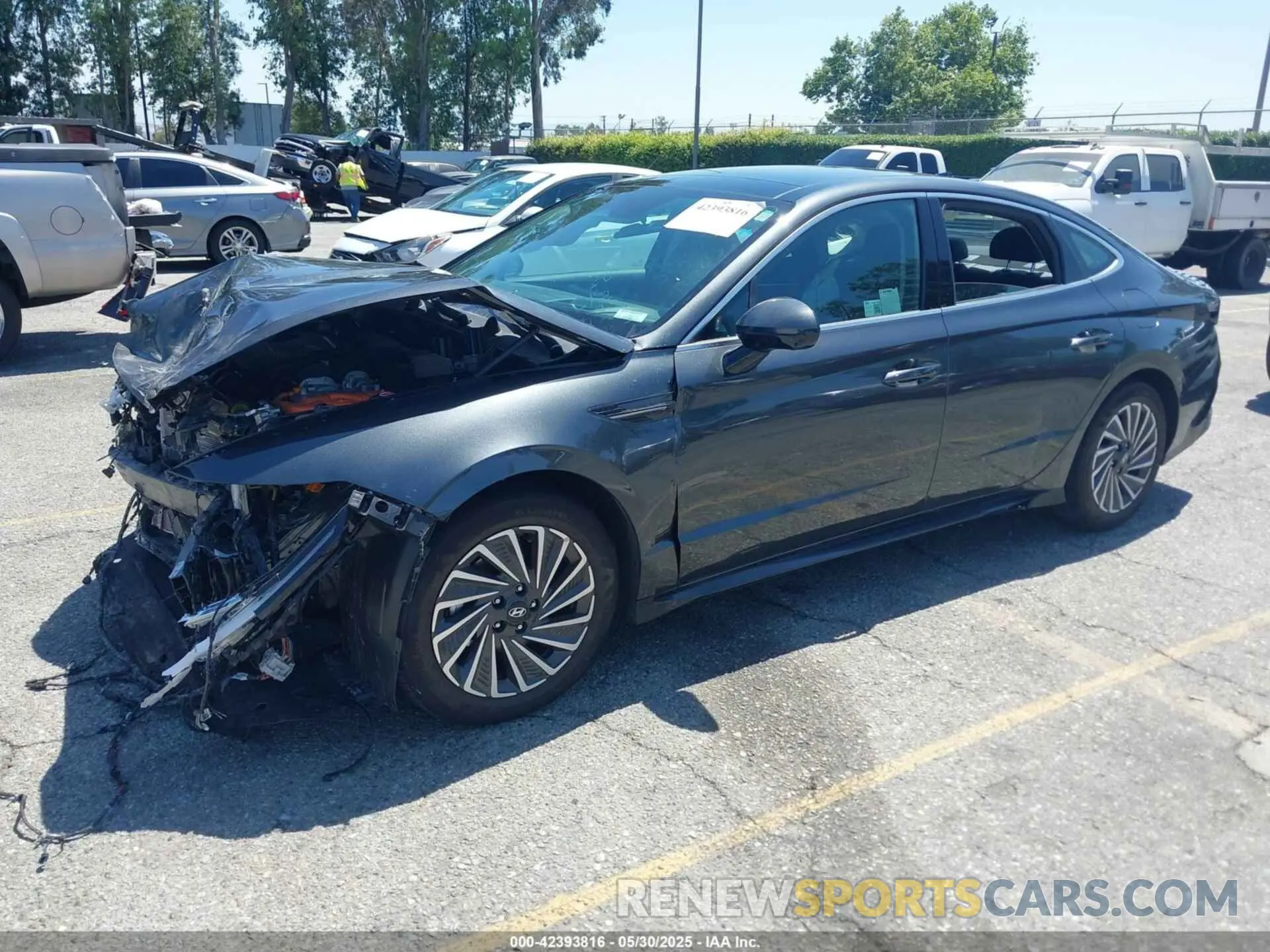 2 Photograph of a damaged car KMHL54JJ8SA116813 HYUNDAI SONATA HYBRID 2025