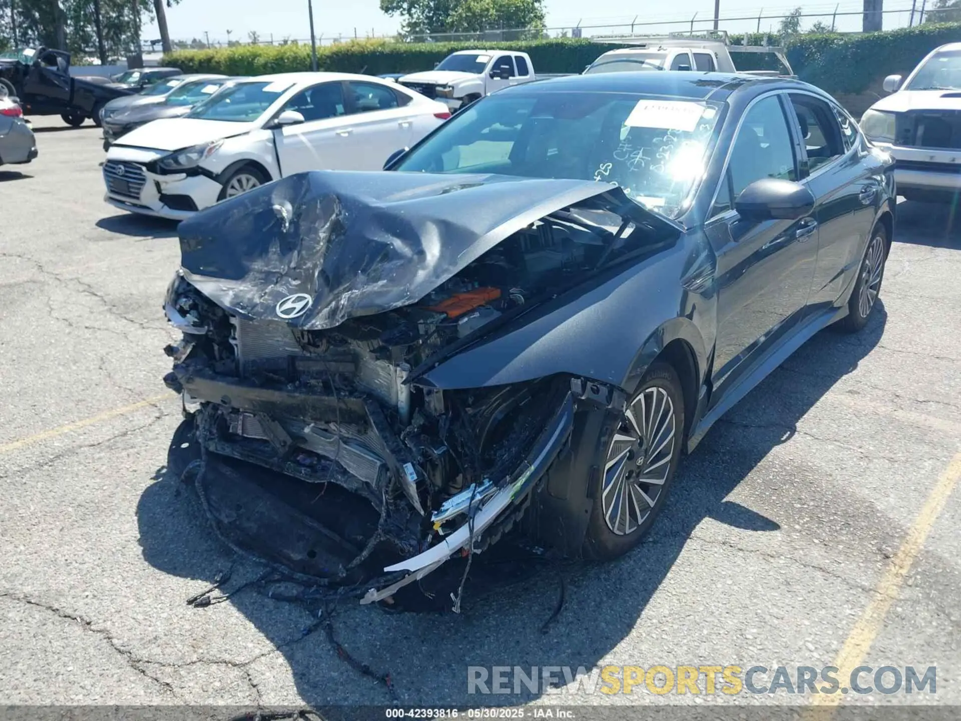 6 Photograph of a damaged car KMHL54JJ8SA116813 HYUNDAI SONATA HYBRID 2025