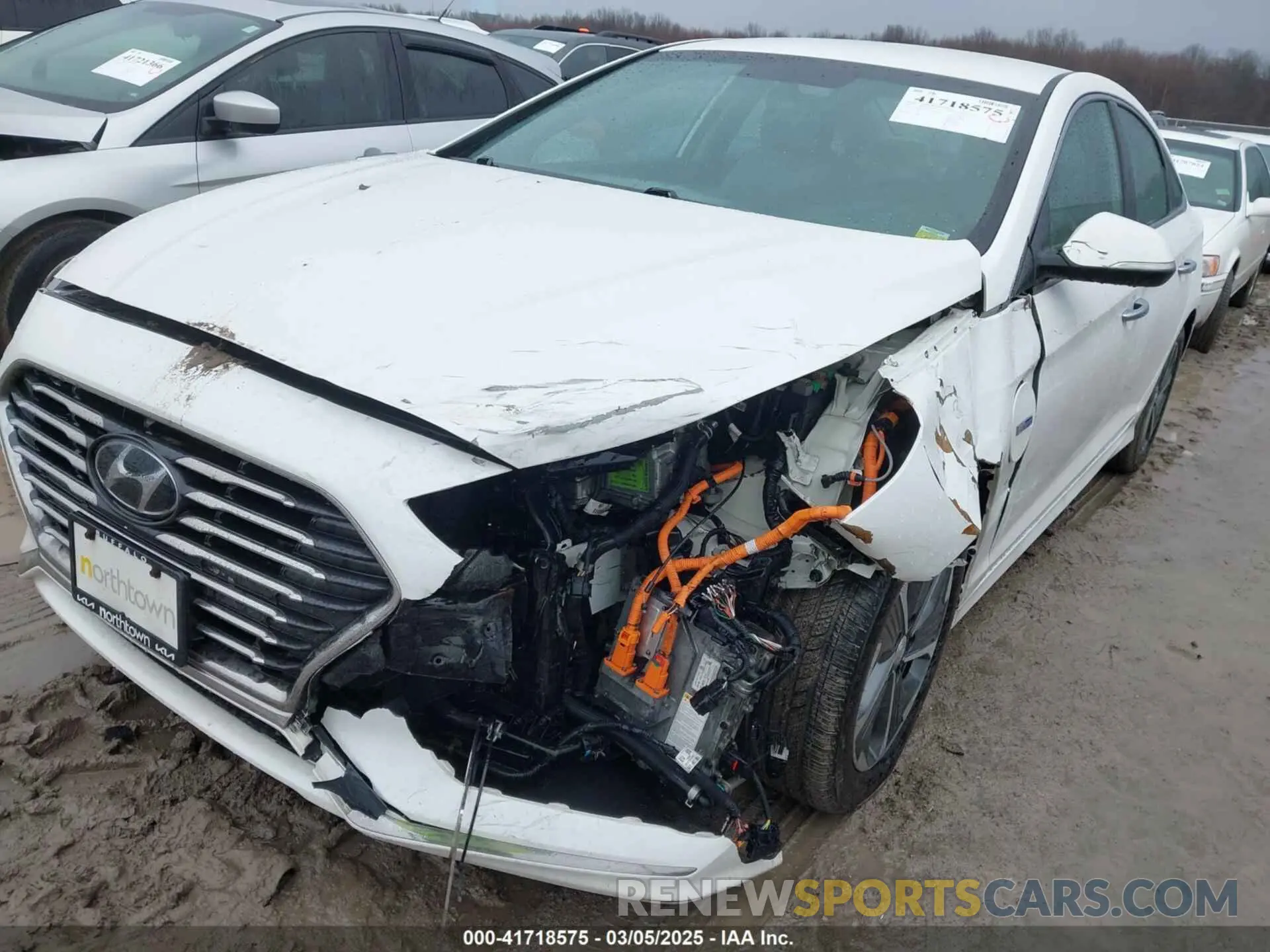 6 Photograph of a damaged car KMHE14L28KA093382 HYUNDAI SONATA PLUG-IN HYBRID 2019
