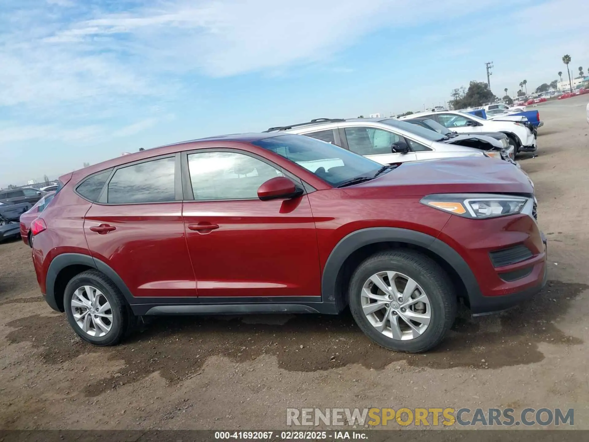 13 Photograph of a damaged car KM8J23A40KU046257 HYUNDAI TUCSON 2019