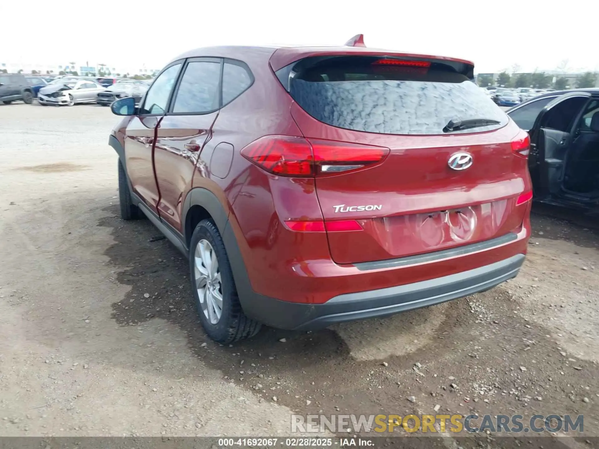 3 Photograph of a damaged car KM8J23A40KU046257 HYUNDAI TUCSON 2019