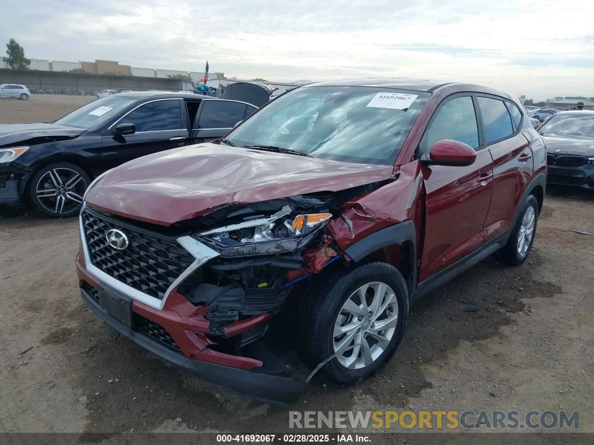 6 Photograph of a damaged car KM8J23A40KU046257 HYUNDAI TUCSON 2019