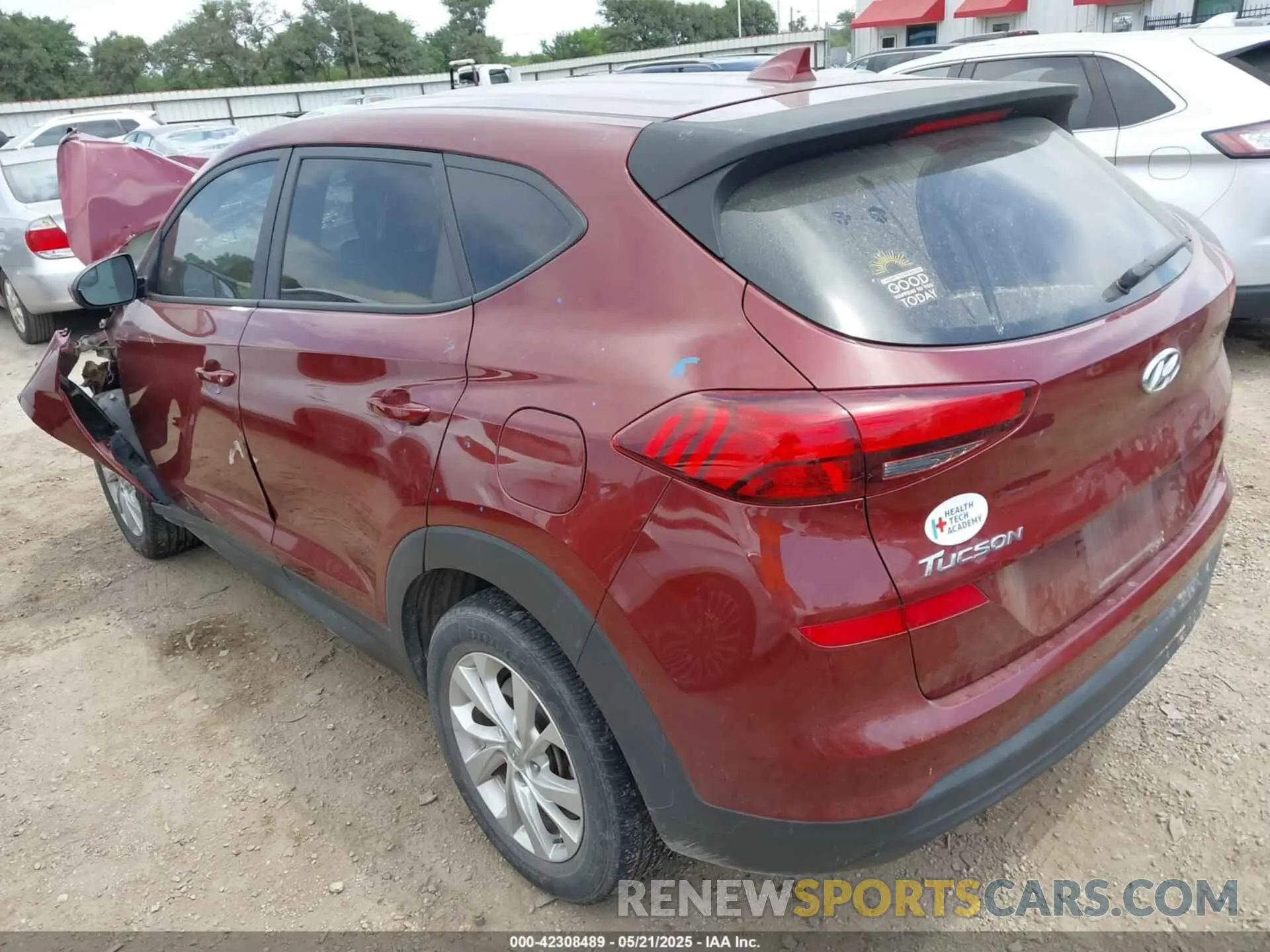 3 Photograph of a damaged car KM8J23A40KU067688 HYUNDAI TUCSON 2019