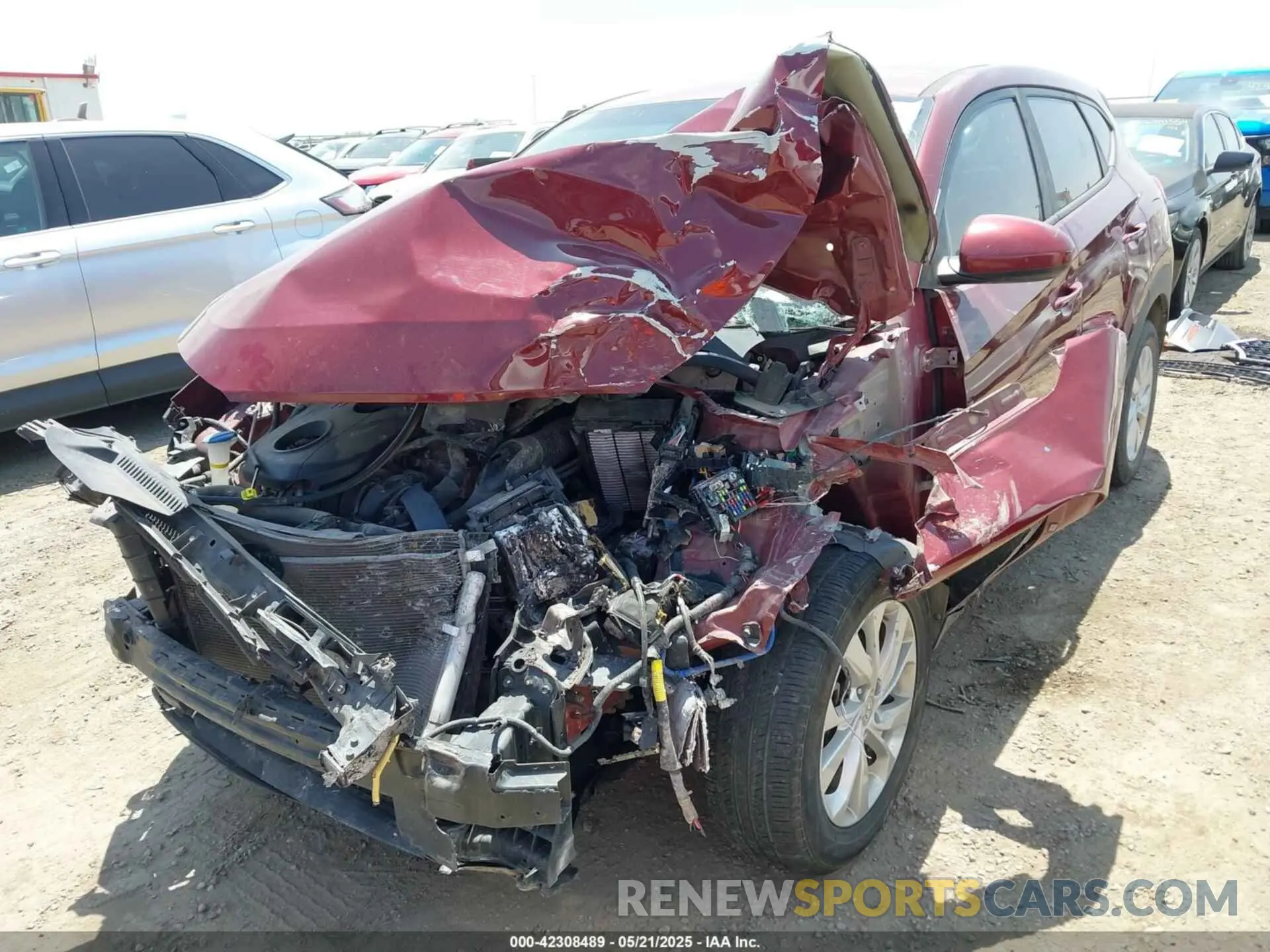 6 Photograph of a damaged car KM8J23A40KU067688 HYUNDAI TUCSON 2019