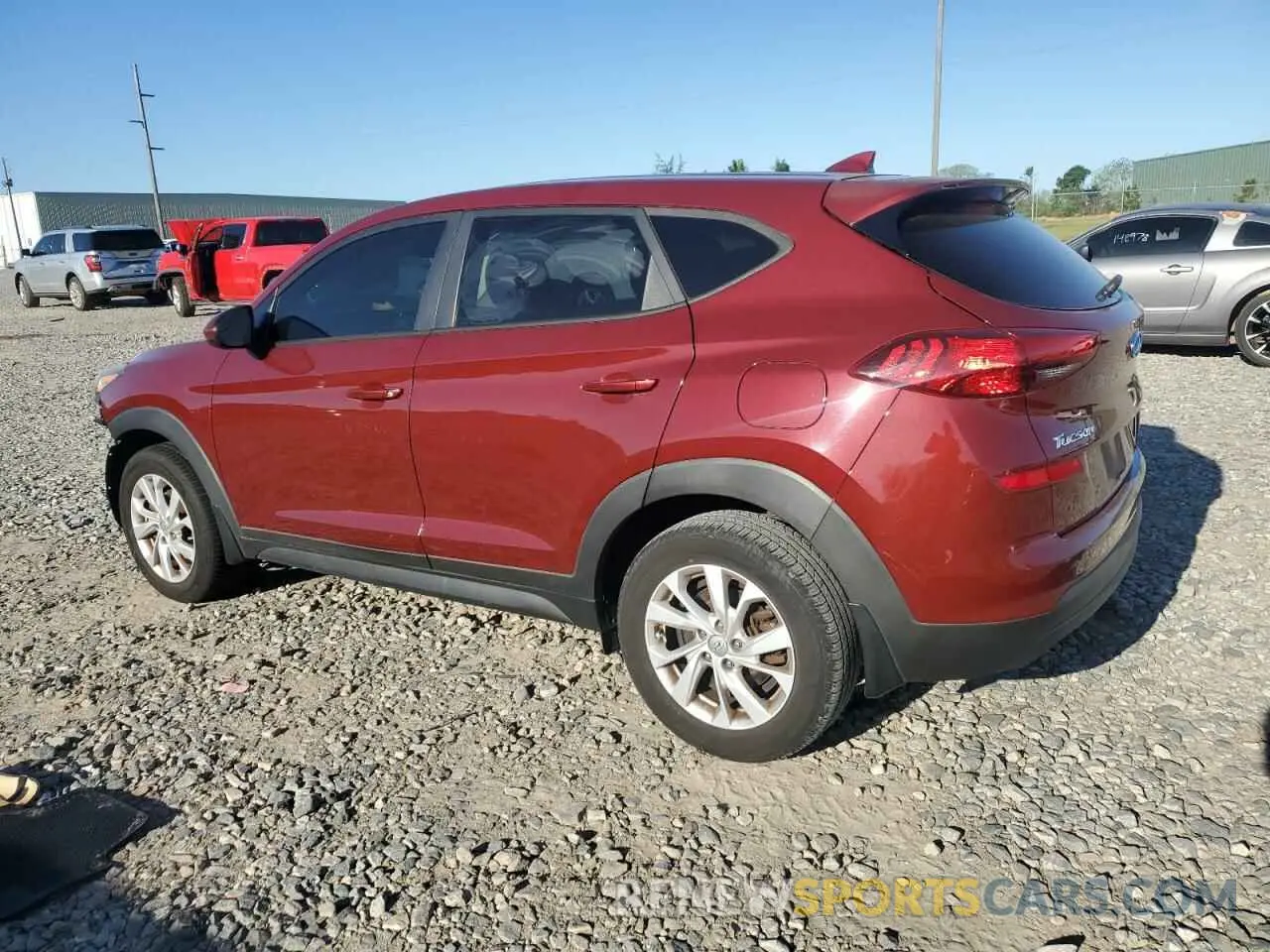 2 Photograph of a damaged car KM8J23A40KU886720 HYUNDAI TUCSON 2019