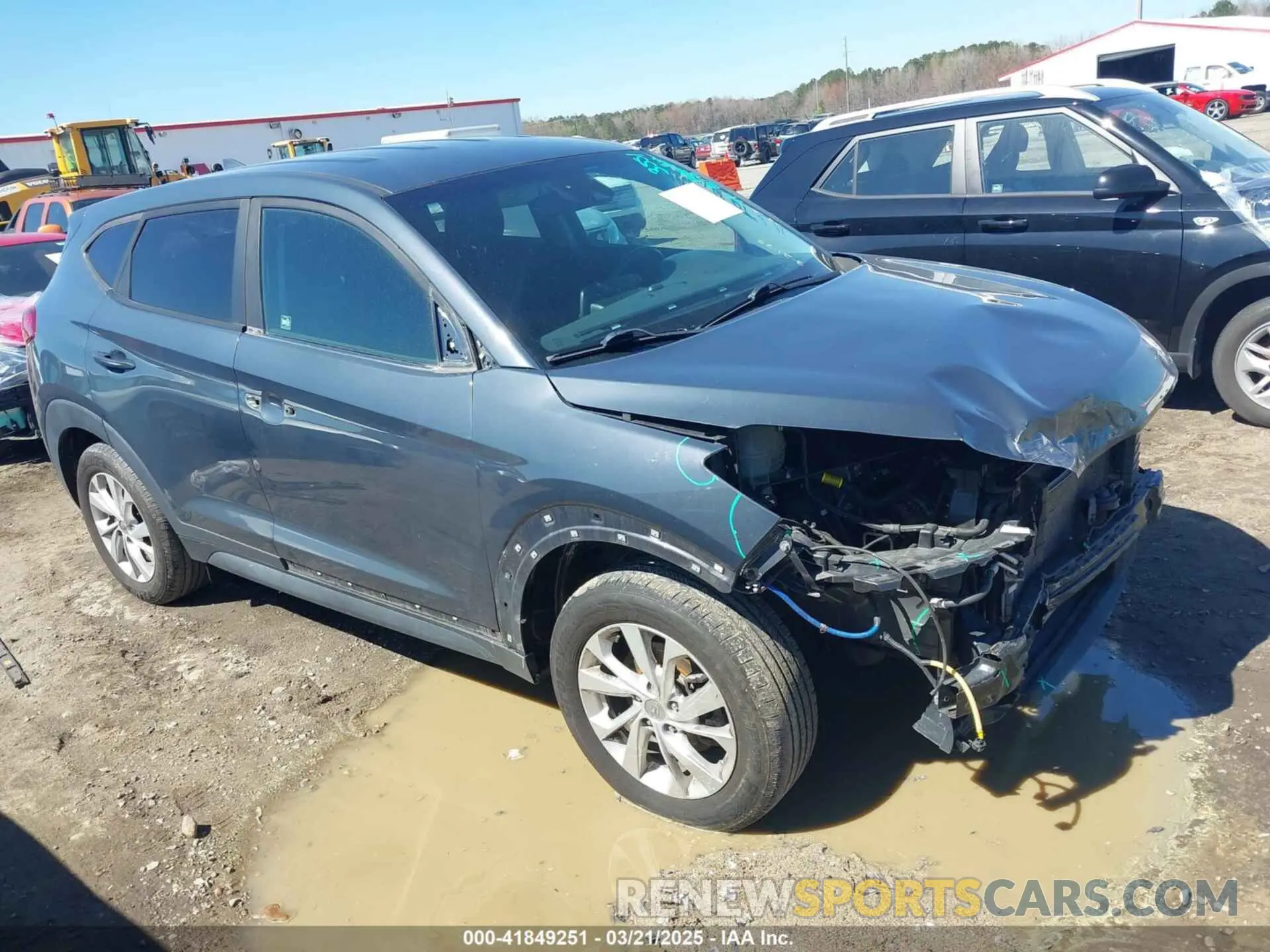 1 Photograph of a damaged car KM8J23A40KU894803 HYUNDAI TUCSON 2019