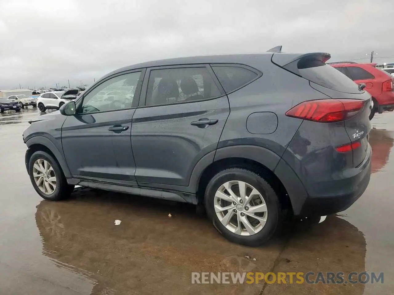 2 Photograph of a damaged car KM8J23A40KU923328 HYUNDAI TUCSON 2019