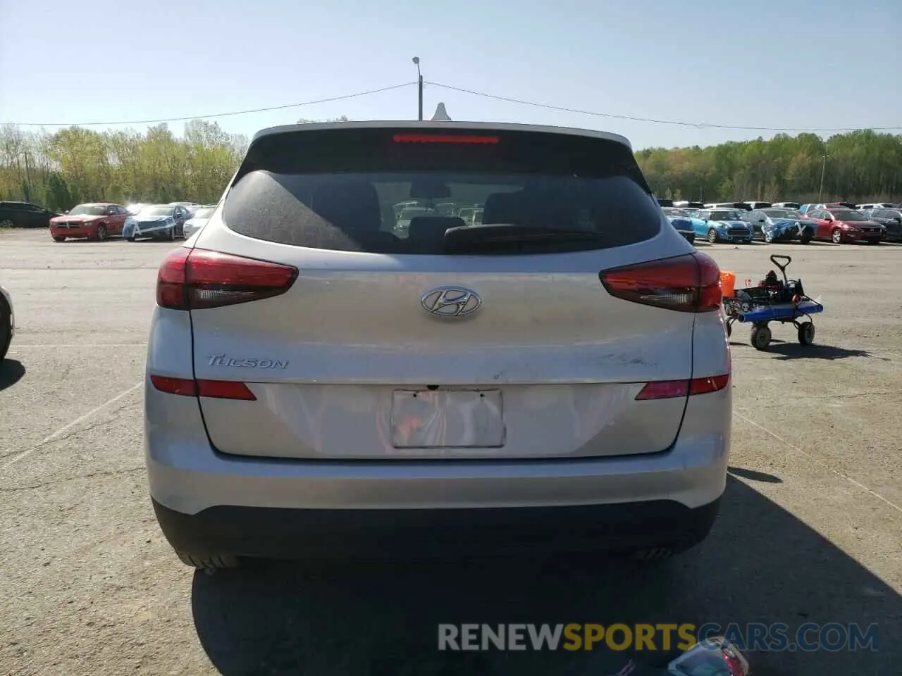 6 Photograph of a damaged car KM8J23A40KU951999 HYUNDAI TUCSON 2019