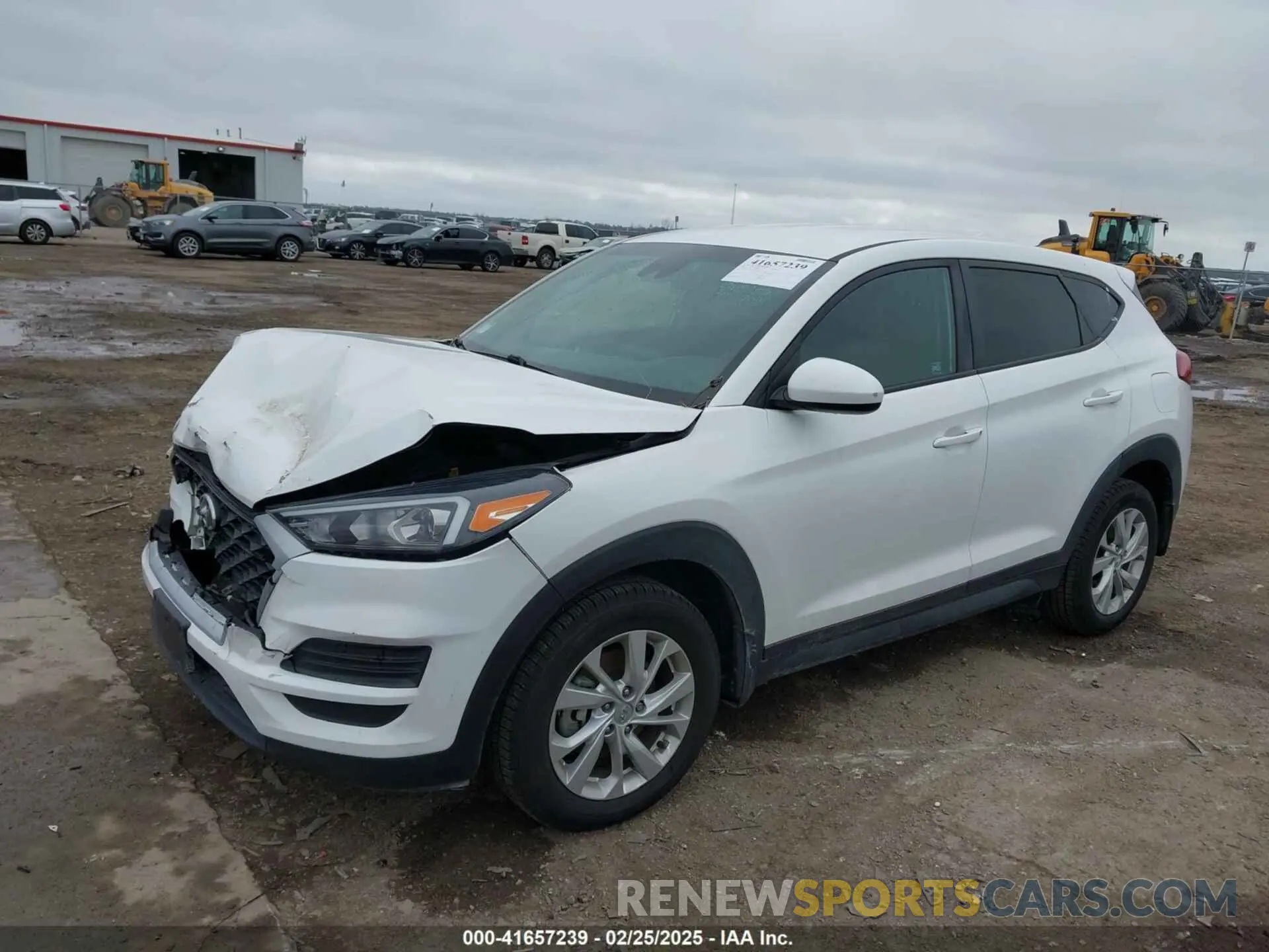 2 Photograph of a damaged car KM8J23A40KU974778 HYUNDAI TUCSON 2019