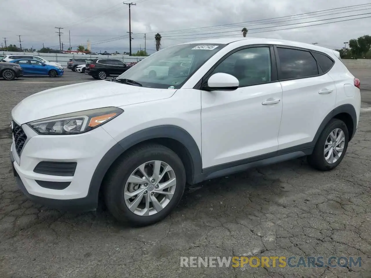 1 Photograph of a damaged car KM8J23A41KU017740 HYUNDAI TUCSON 2019