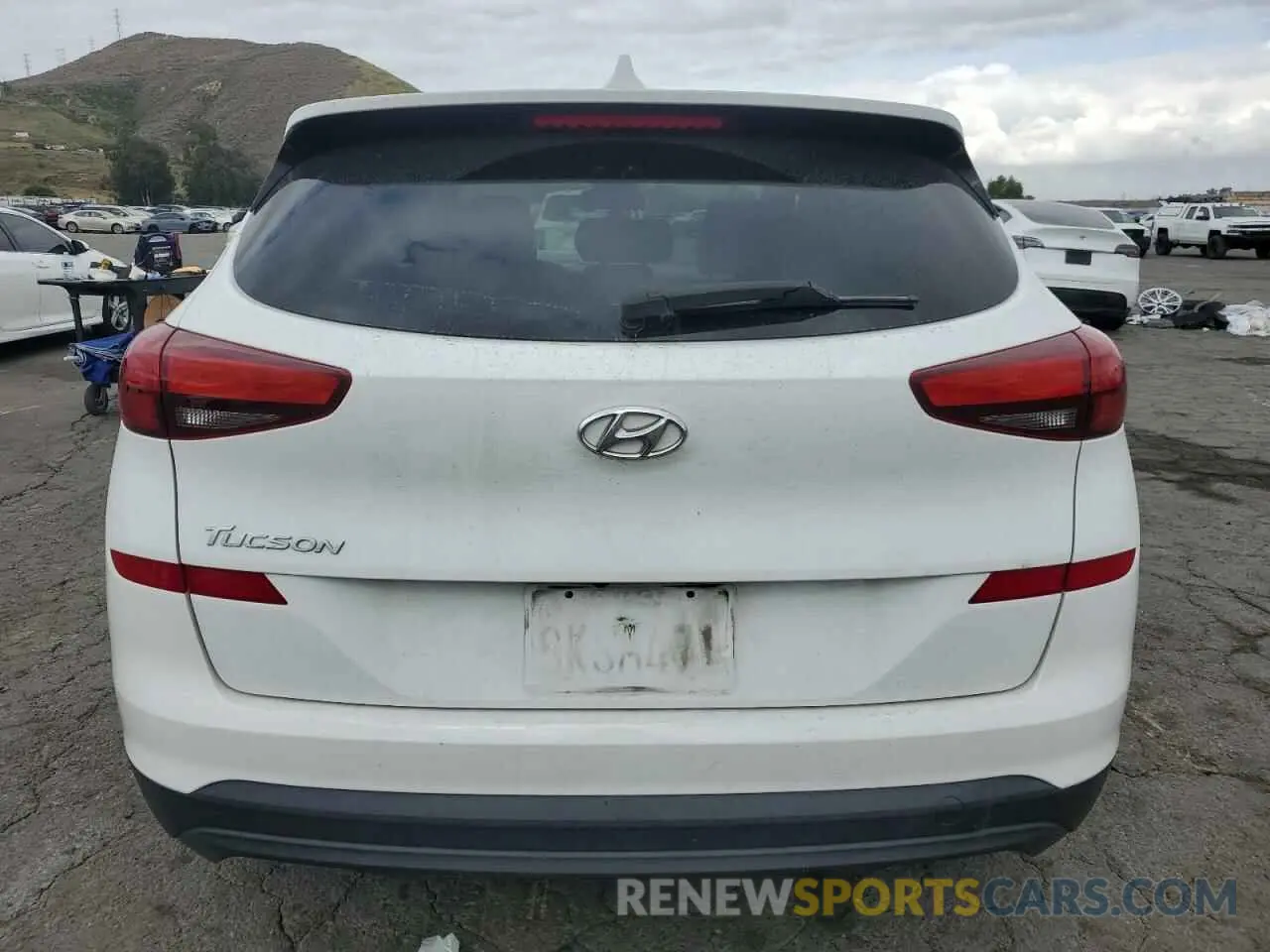 6 Photograph of a damaged car KM8J23A41KU017740 HYUNDAI TUCSON 2019