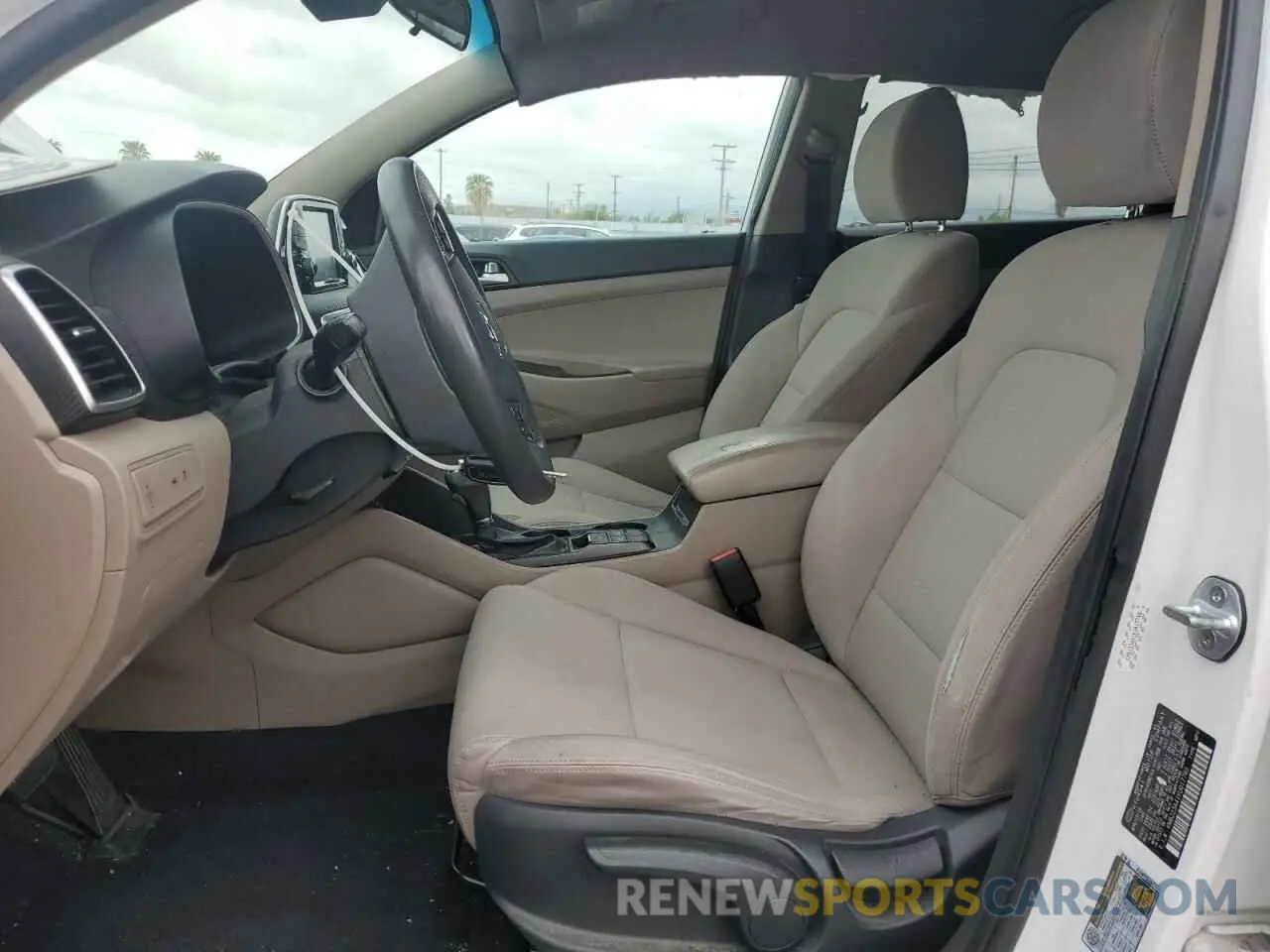 7 Photograph of a damaged car KM8J23A41KU017740 HYUNDAI TUCSON 2019