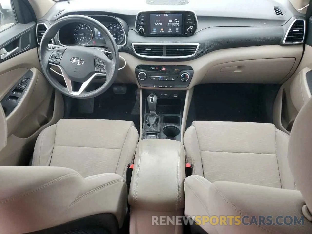 8 Photograph of a damaged car KM8J23A41KU017740 HYUNDAI TUCSON 2019