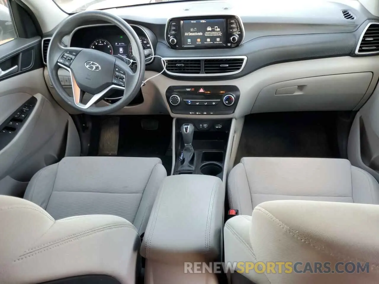 8 Photograph of a damaged car KM8J23A41KU837512 HYUNDAI TUCSON 2019