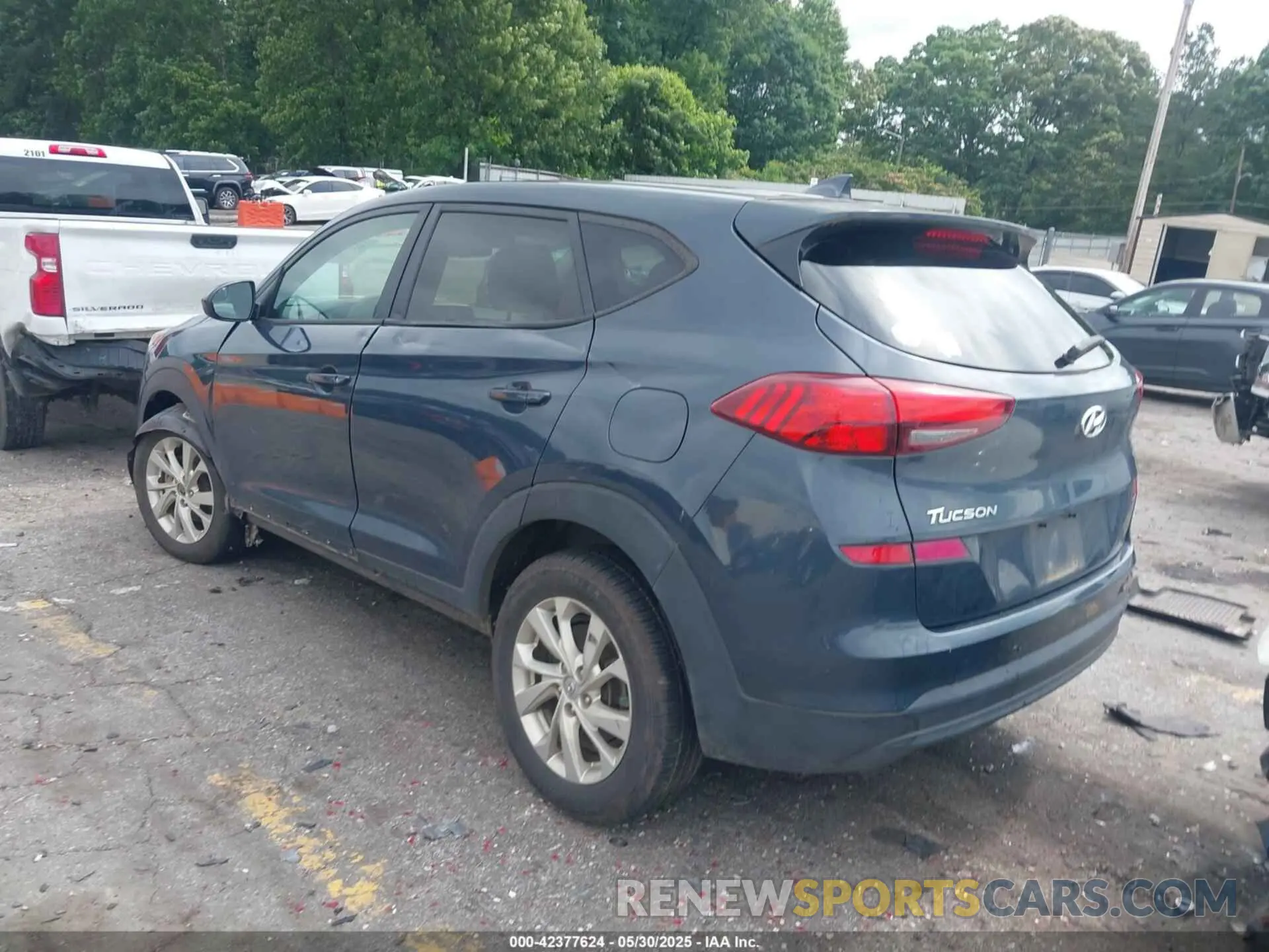 3 Photograph of a damaged car KM8J23A41KU847554 HYUNDAI TUCSON 2019
