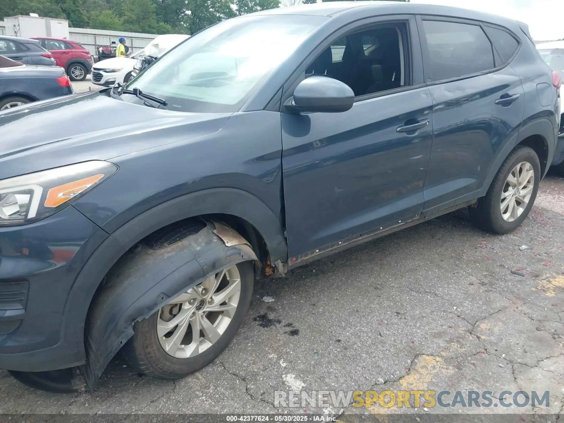 6 Photograph of a damaged car KM8J23A41KU847554 HYUNDAI TUCSON 2019