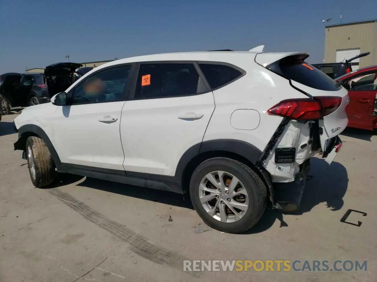 2 Photograph of a damaged car KM8J23A41KU915867 HYUNDAI TUCSON 2019