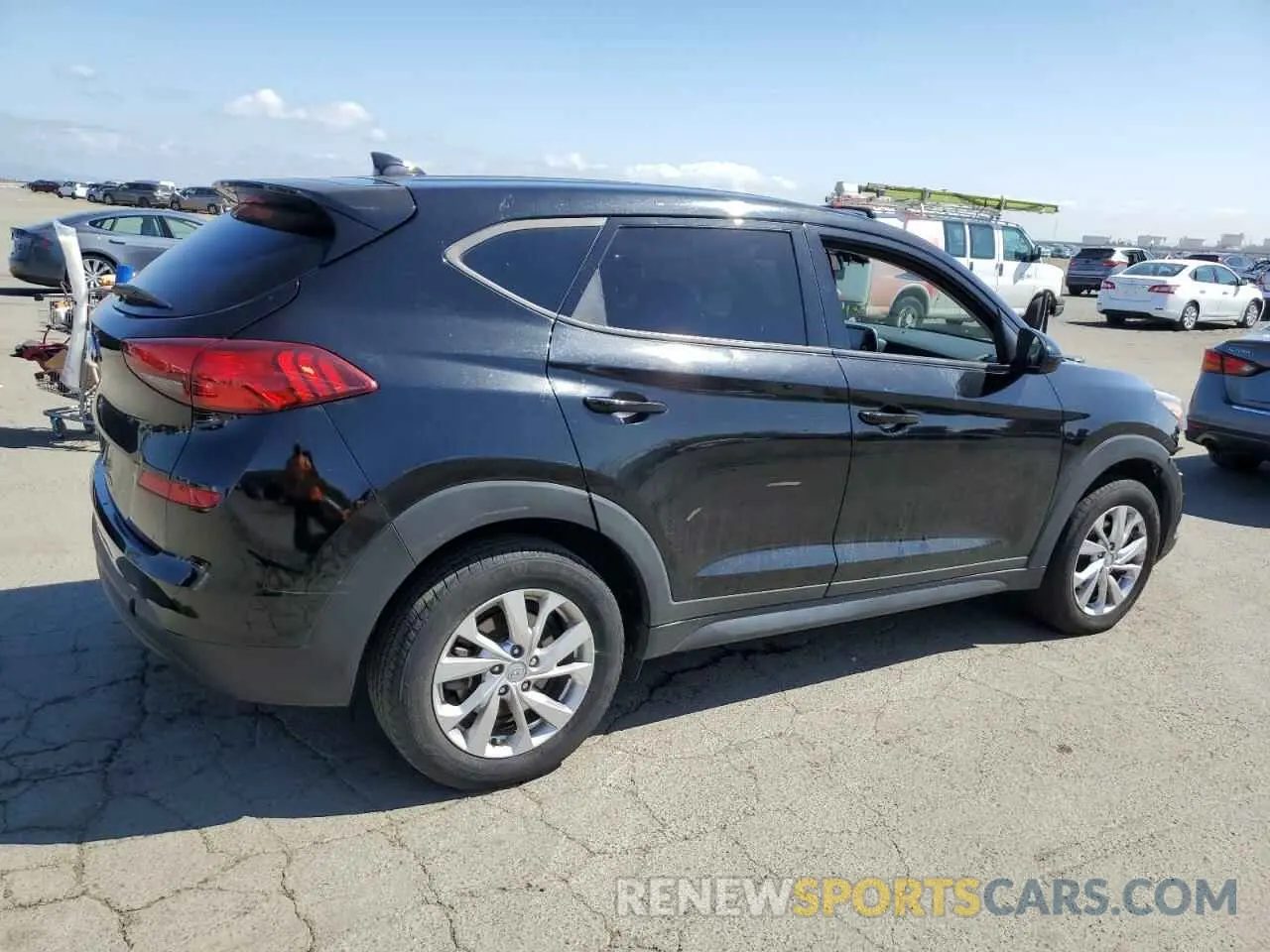 3 Photograph of a damaged car KM8J23A41KU921457 HYUNDAI TUCSON 2019