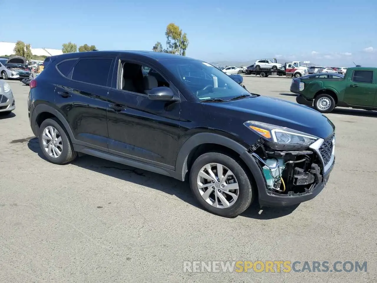 4 Photograph of a damaged car KM8J23A41KU921457 HYUNDAI TUCSON 2019
