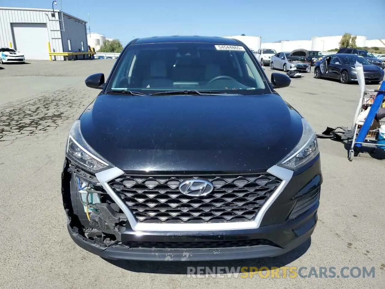 5 Photograph of a damaged car KM8J23A41KU921457 HYUNDAI TUCSON 2019