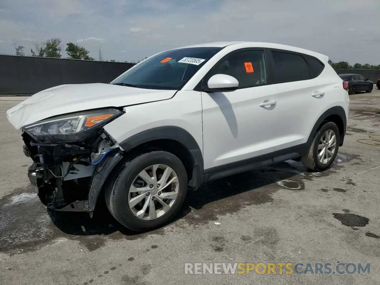 1 Photograph of a damaged car KM8J23A41KU963708 HYUNDAI TUCSON 2019