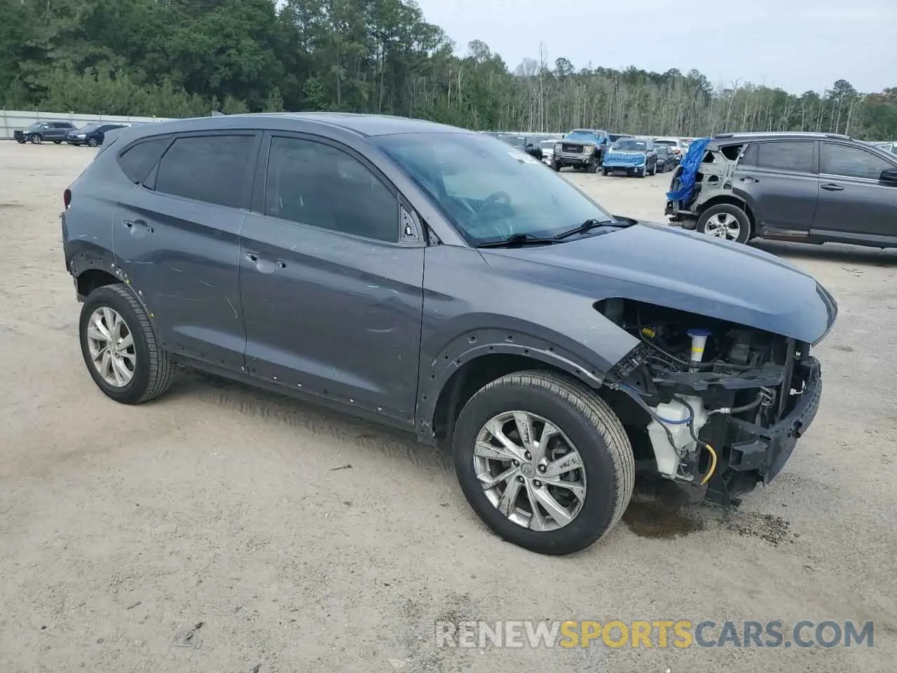 4 Photograph of a damaged car KM8J23A42KU059365 HYUNDAI TUCSON 2019