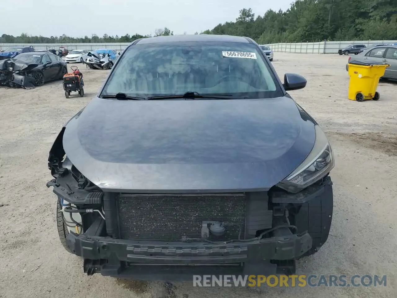 5 Photograph of a damaged car KM8J23A42KU059365 HYUNDAI TUCSON 2019