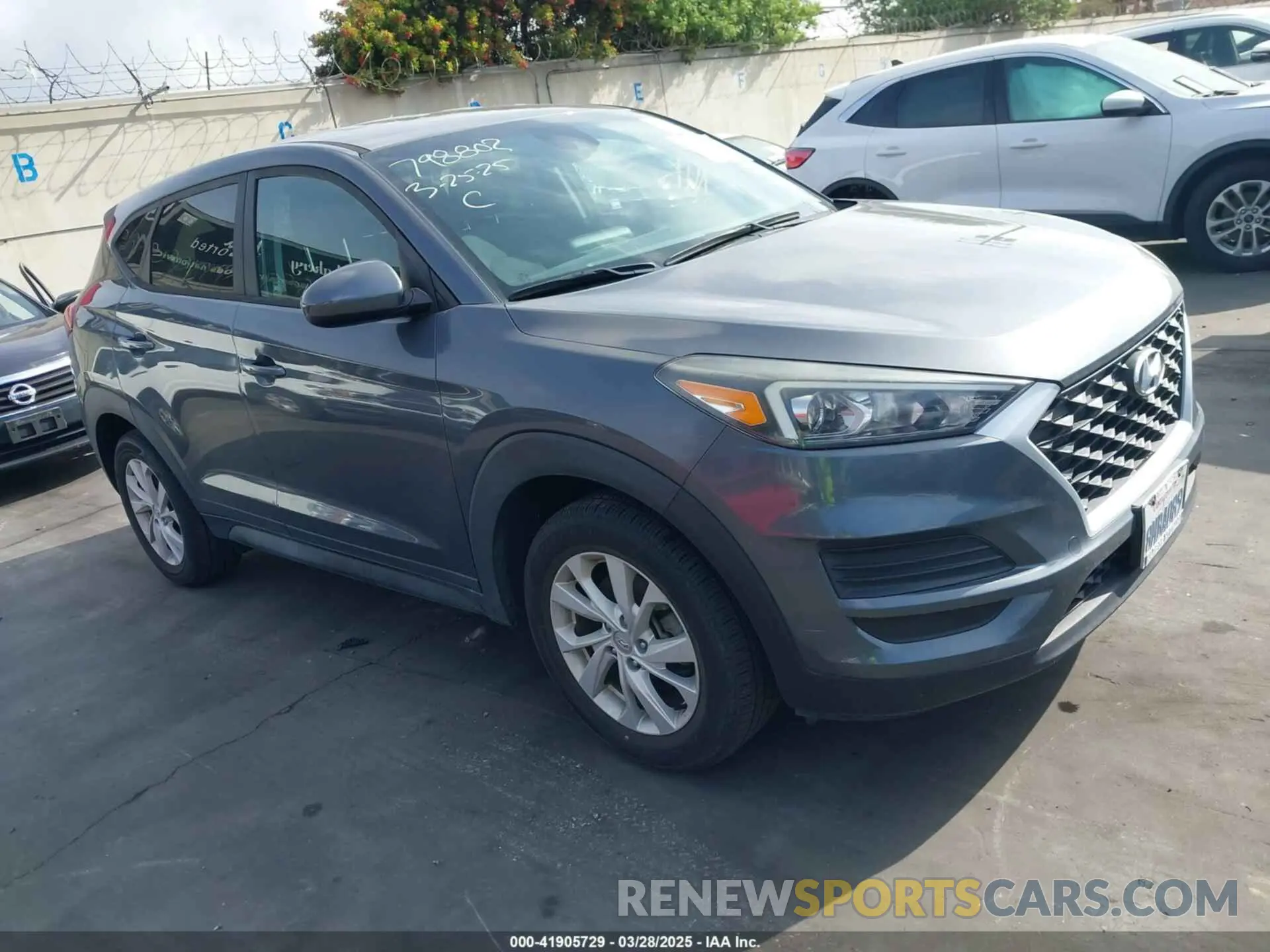 1 Photograph of a damaged car KM8J23A42KU079664 HYUNDAI TUCSON 2019