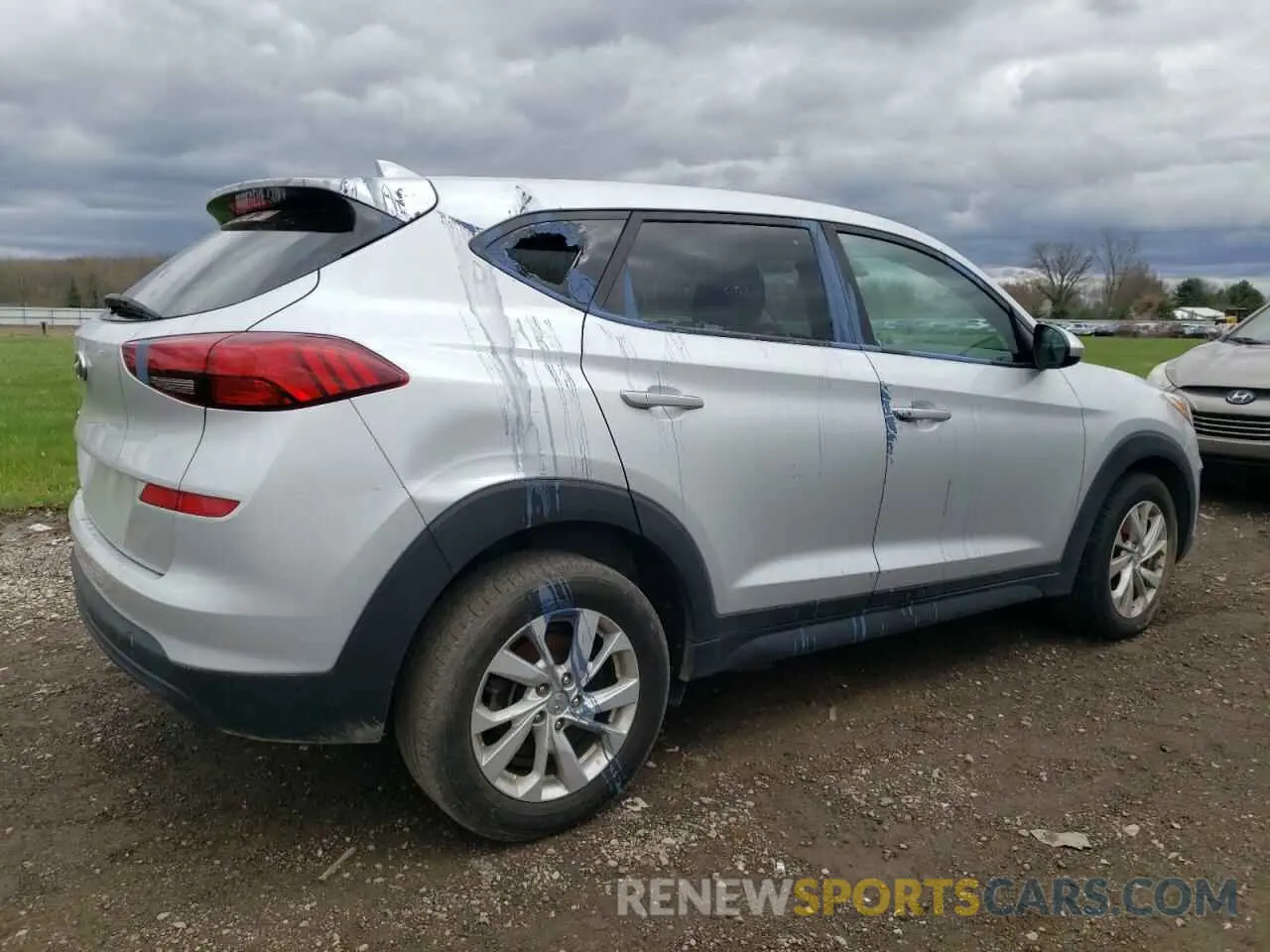 3 Photograph of a damaged car KM8J23A42KU874584 HYUNDAI TUCSON 2019