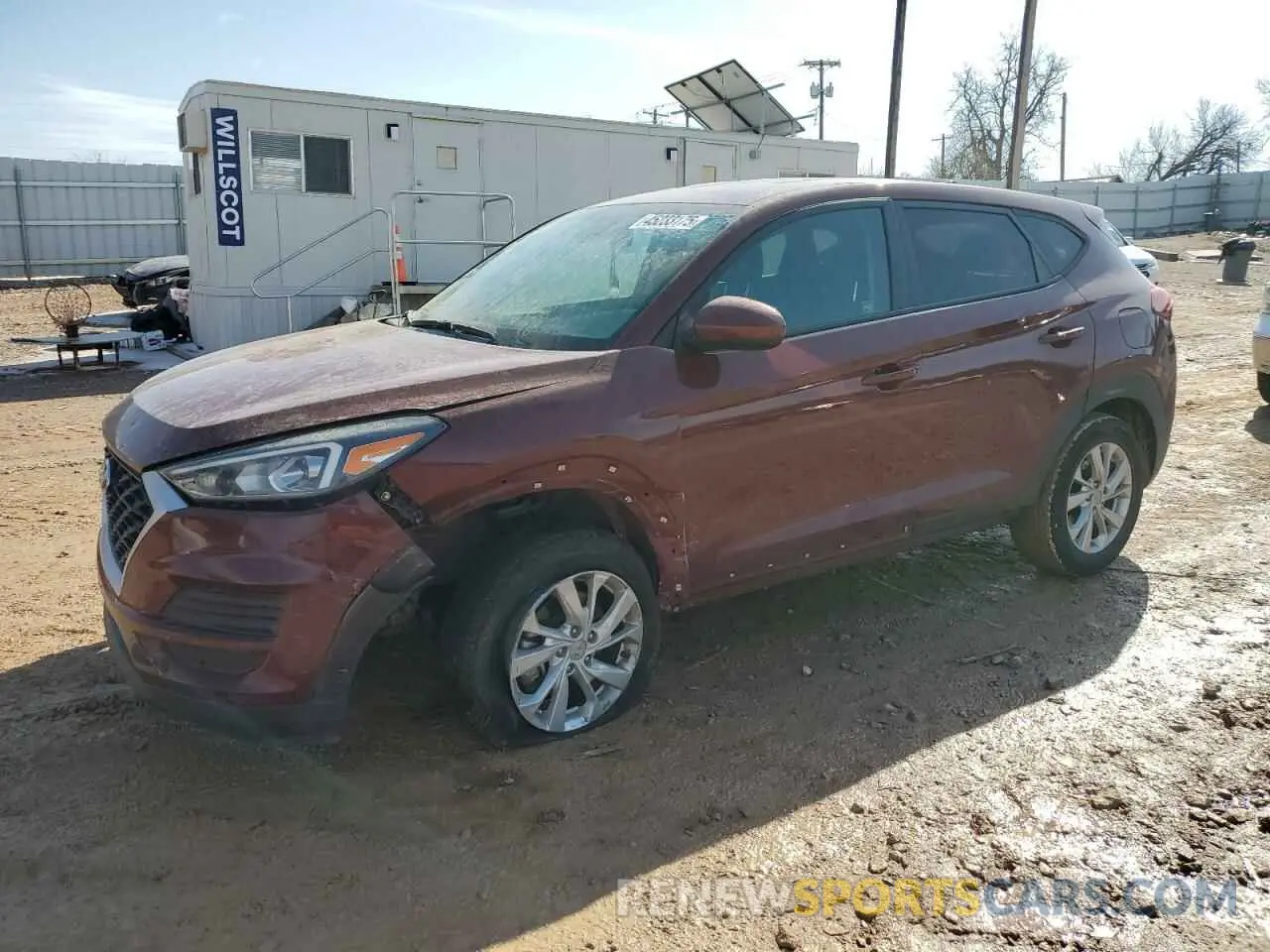 1 Photograph of a damaged car KM8J23A42KU879932 HYUNDAI TUCSON 2019