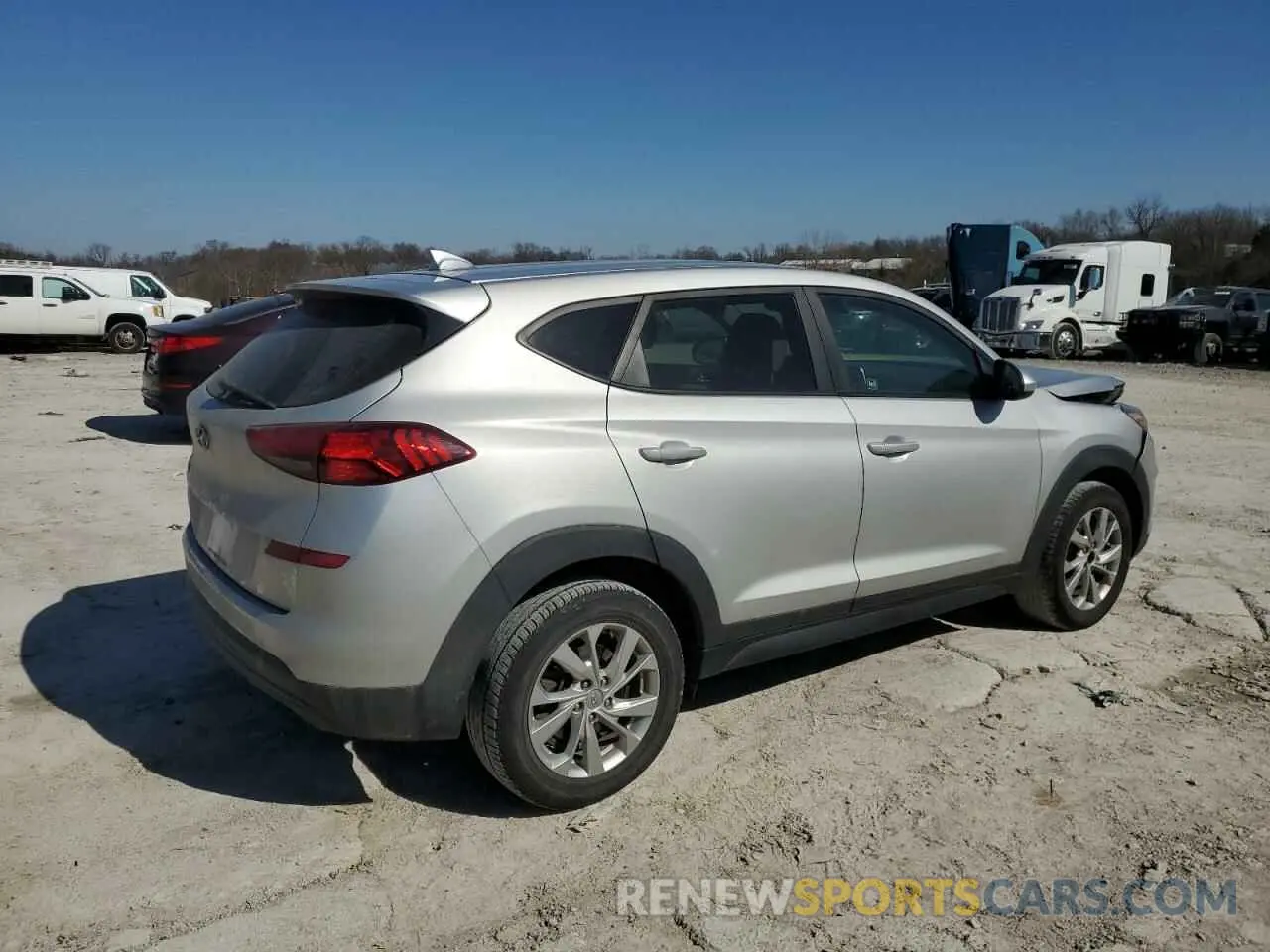 3 Photograph of a damaged car KM8J23A42KU888873 HYUNDAI TUCSON 2019
