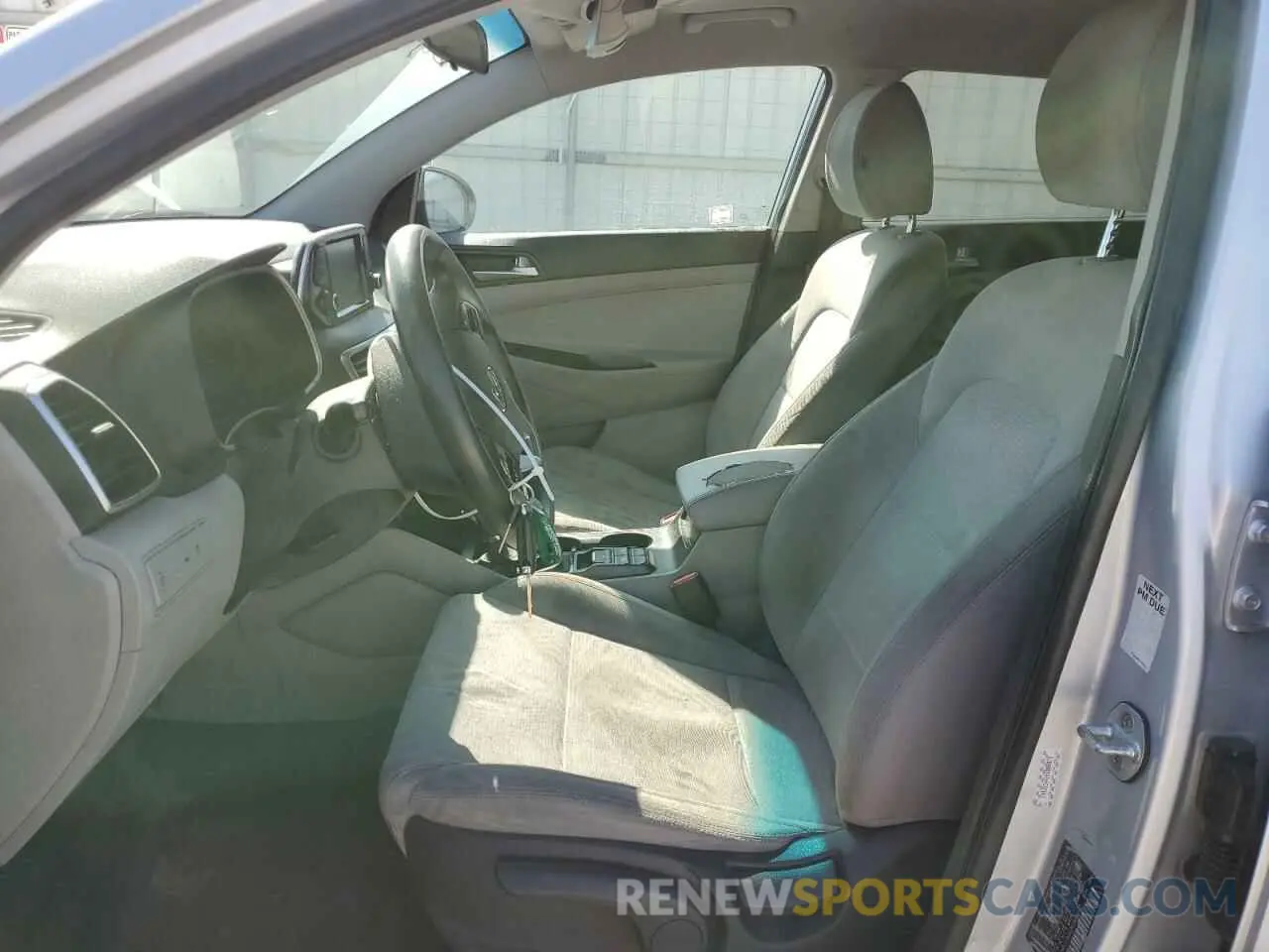 7 Photograph of a damaged car KM8J23A42KU888873 HYUNDAI TUCSON 2019