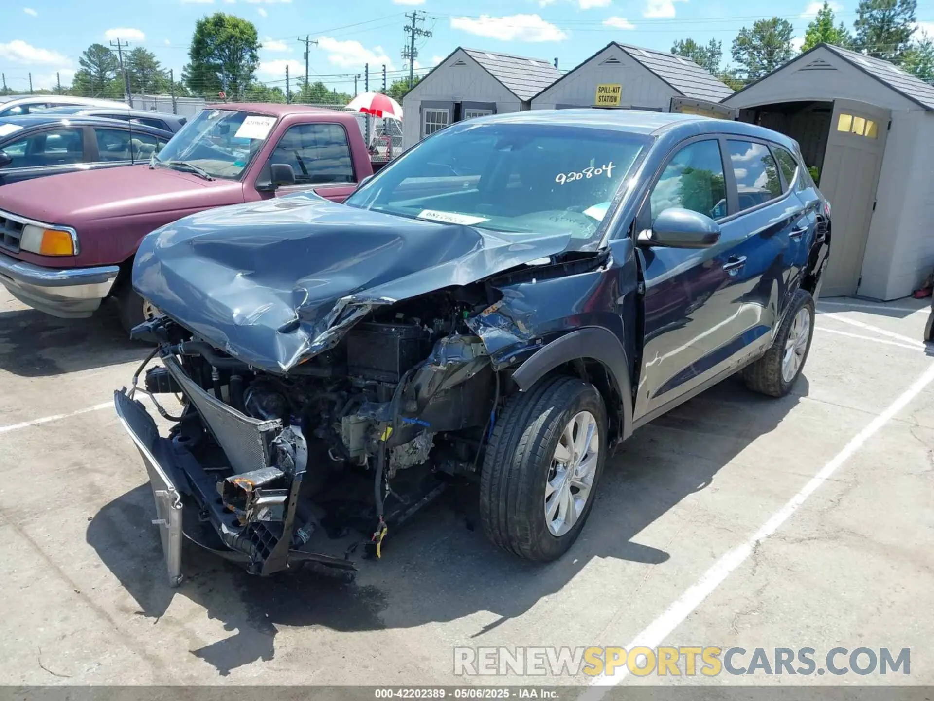 2 Photograph of a damaged car KM8J23A42KU920804 HYUNDAI TUCSON 2019