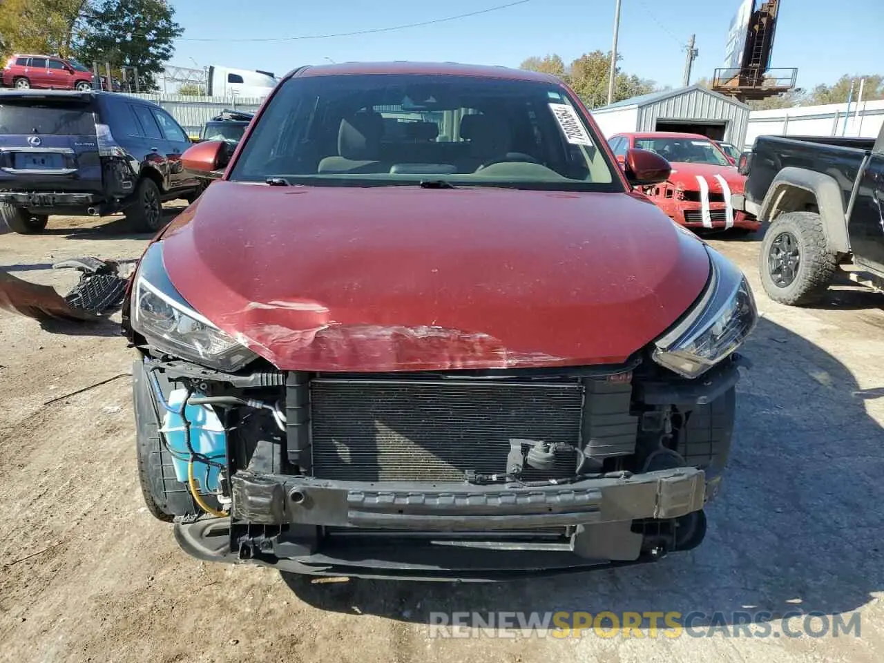5 Photograph of a damaged car KM8J23A43KU008201 HYUNDAI TUCSON 2019