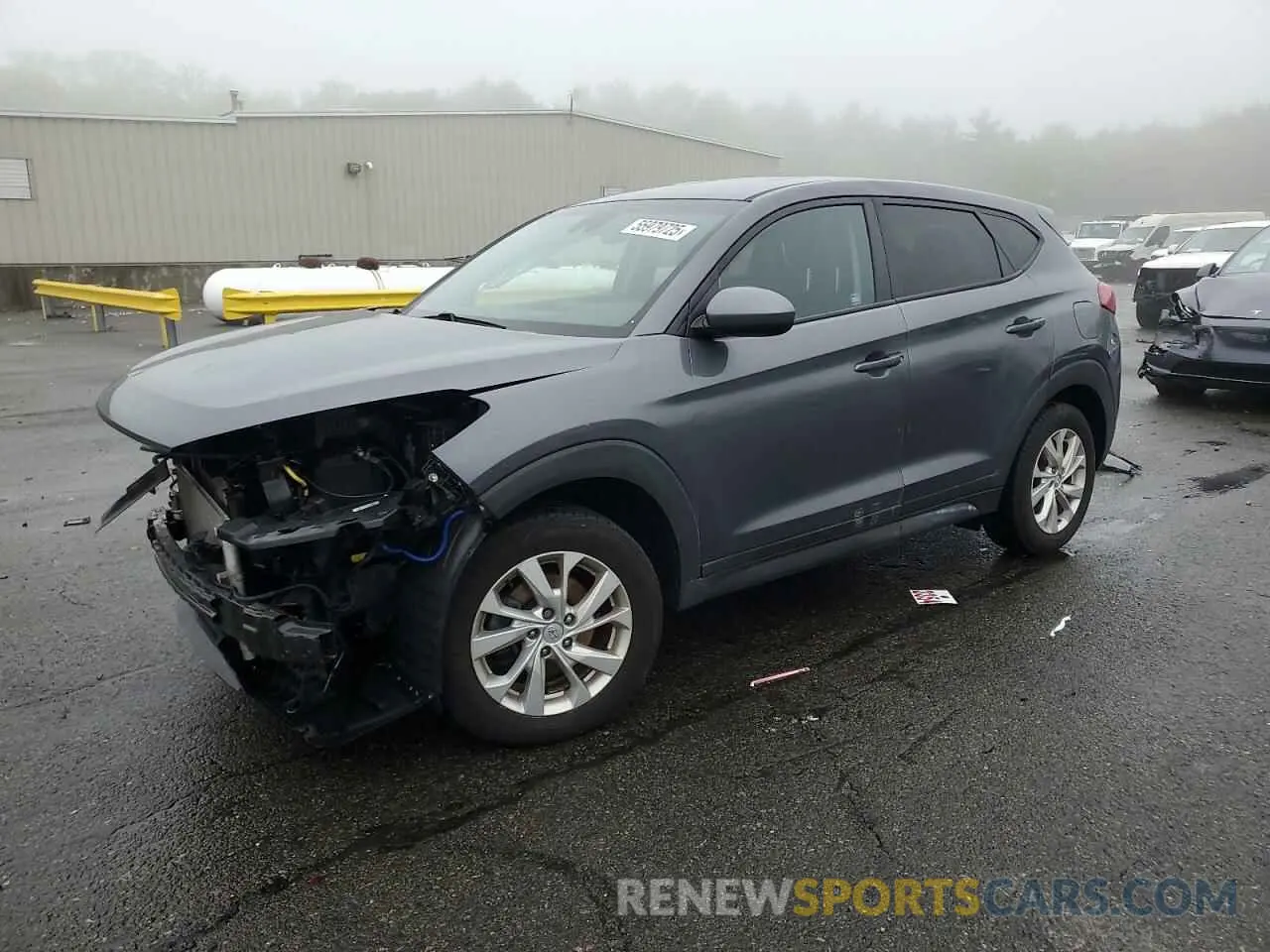 1 Photograph of a damaged car KM8J23A43KU016279 HYUNDAI TUCSON 2019