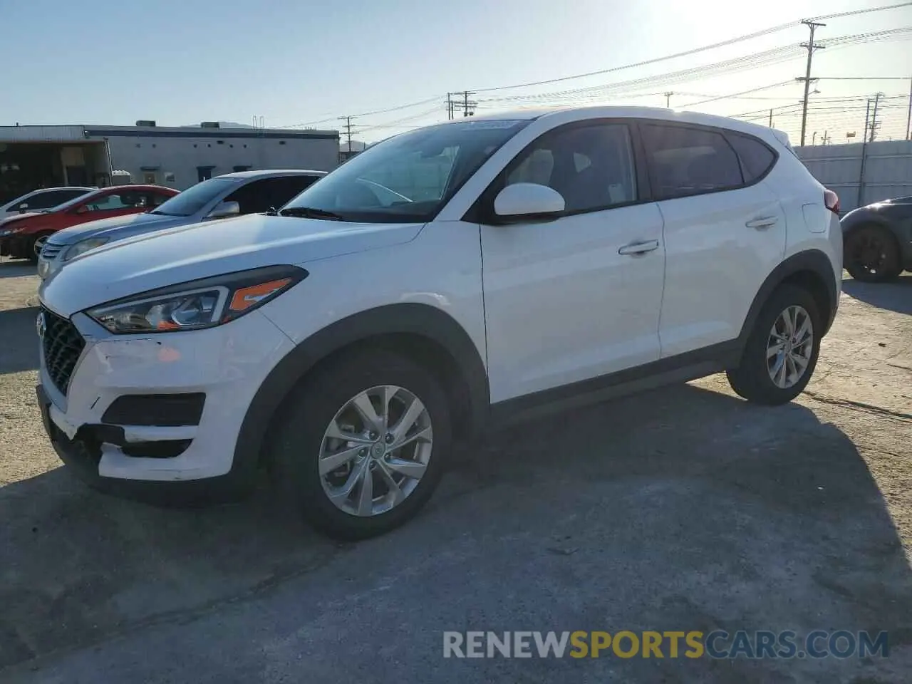 1 Photograph of a damaged car KM8J23A43KU016783 HYUNDAI TUCSON 2019