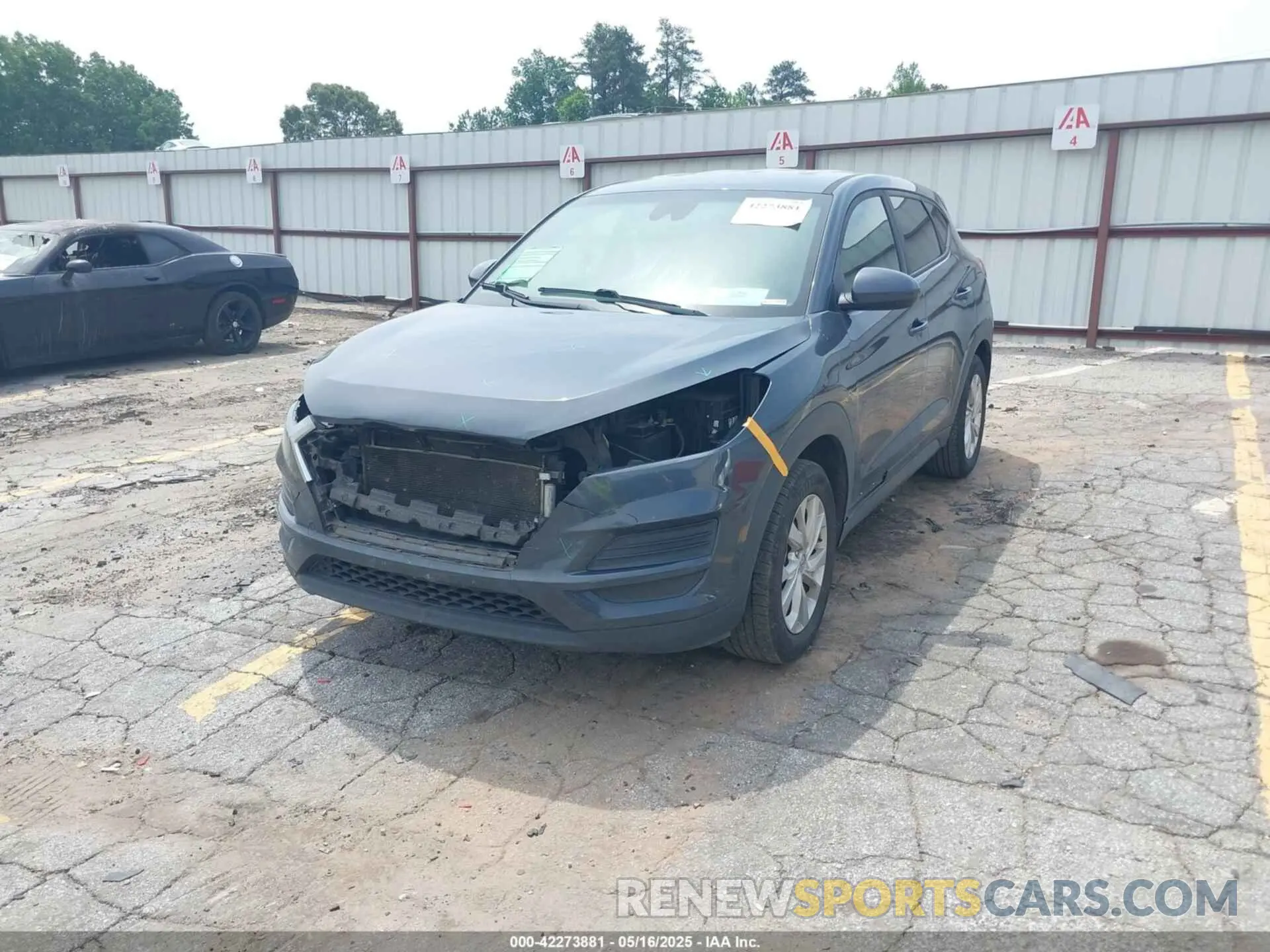 2 Photograph of a damaged car KM8J23A43KU037147 HYUNDAI TUCSON 2019