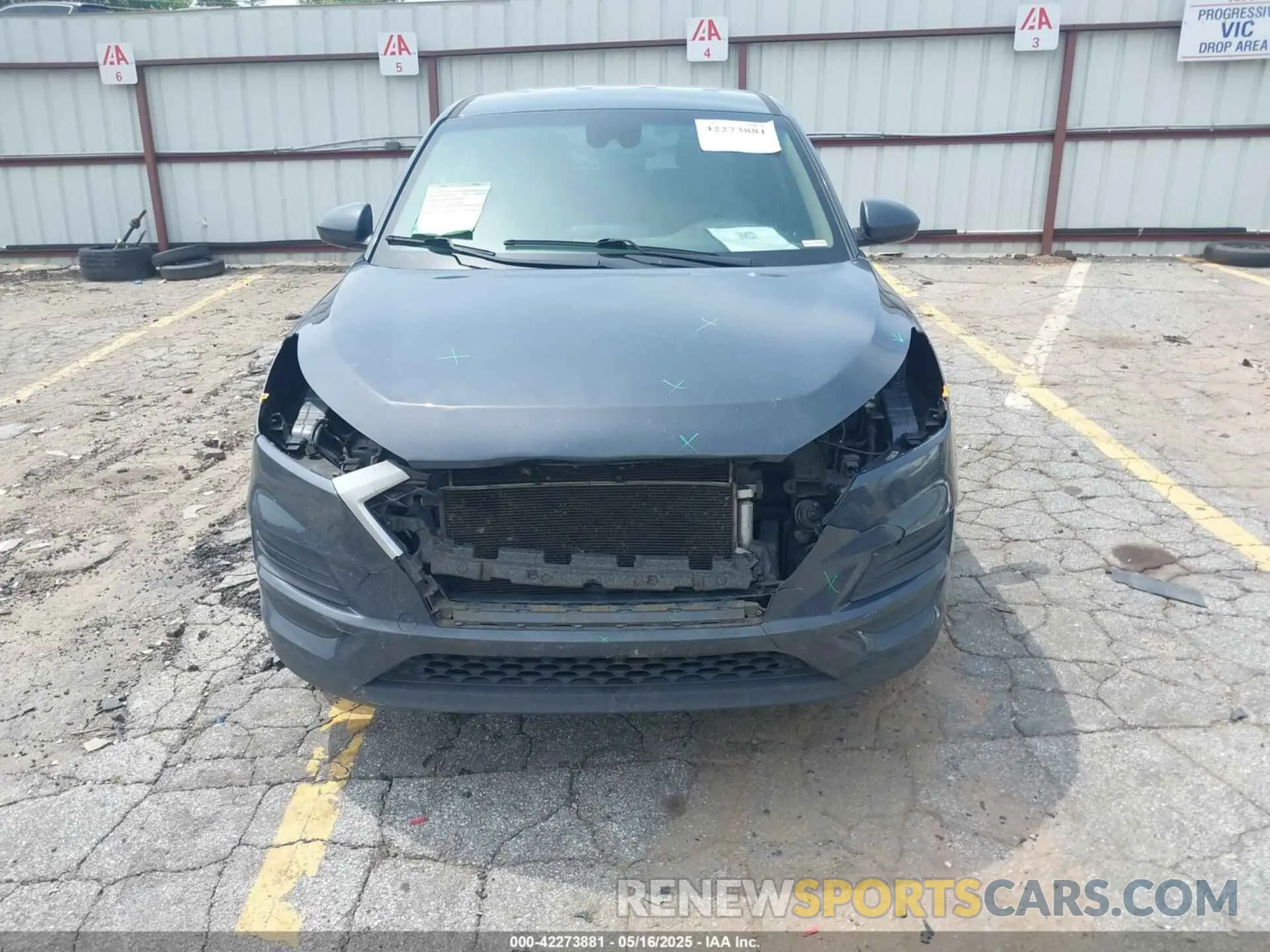 6 Photograph of a damaged car KM8J23A43KU037147 HYUNDAI TUCSON 2019
