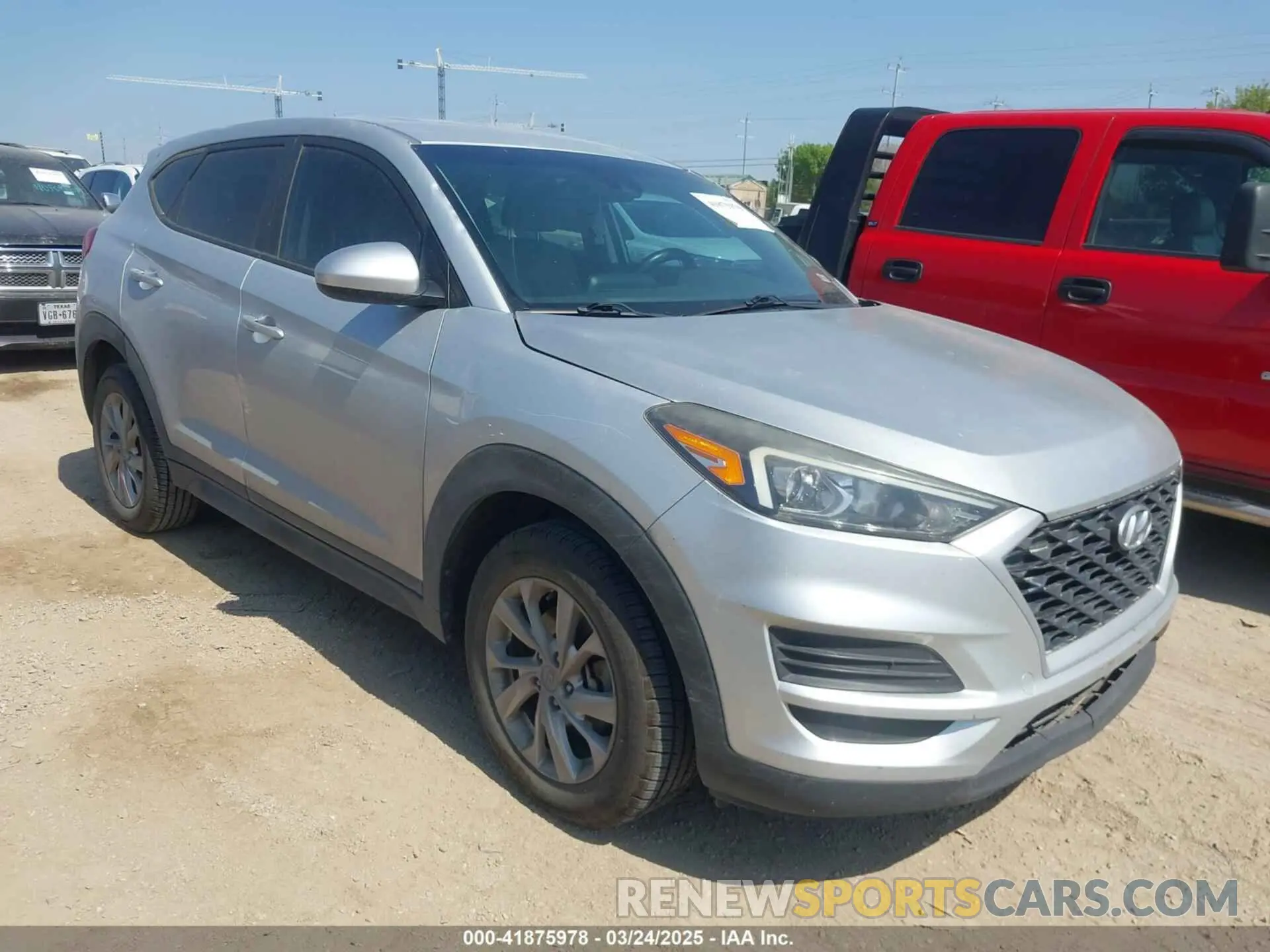 1 Photograph of a damaged car KM8J23A43KU854215 HYUNDAI TUCSON 2019
