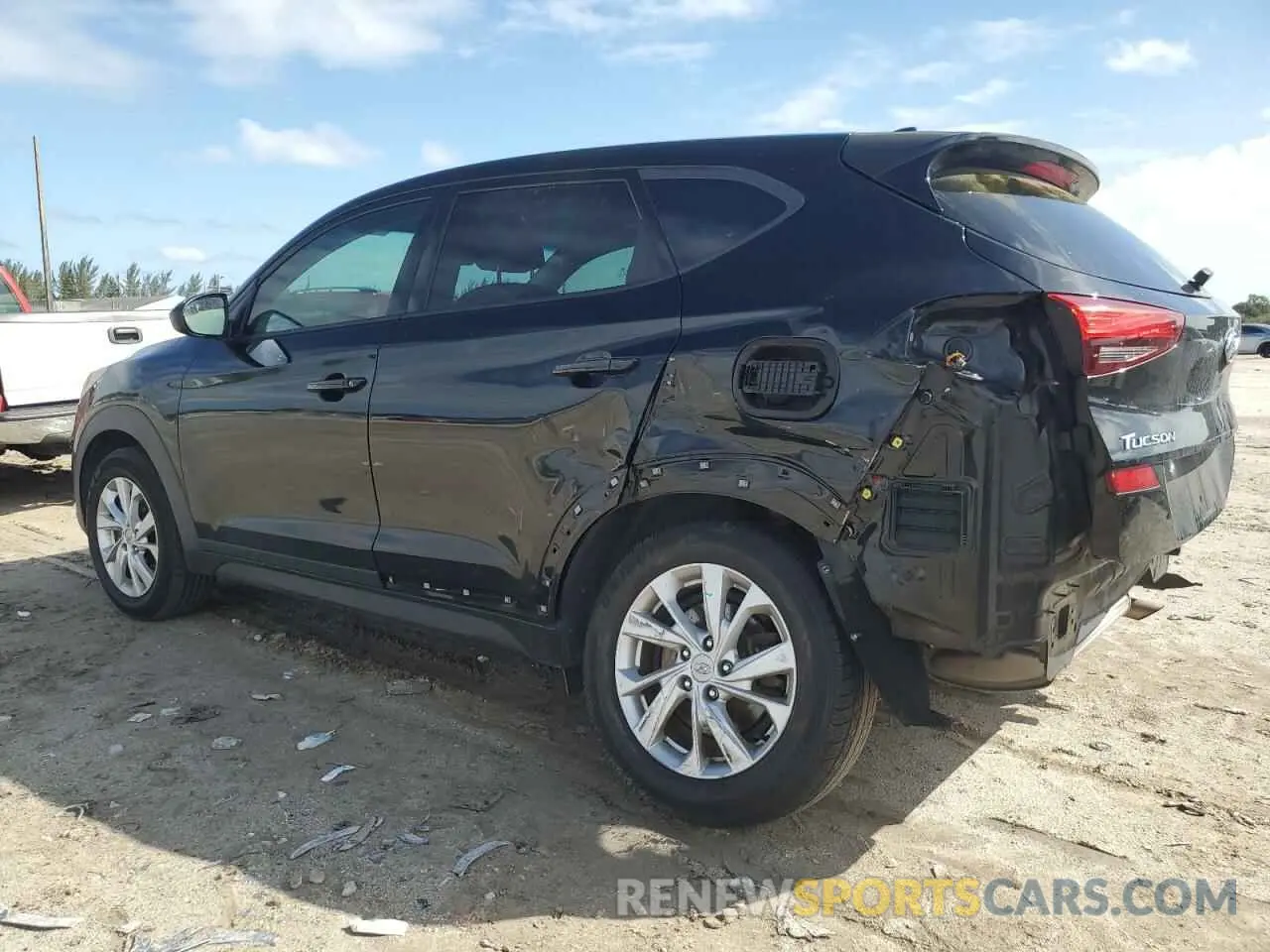2 Photograph of a damaged car KM8J23A43KU868826 HYUNDAI TUCSON 2019