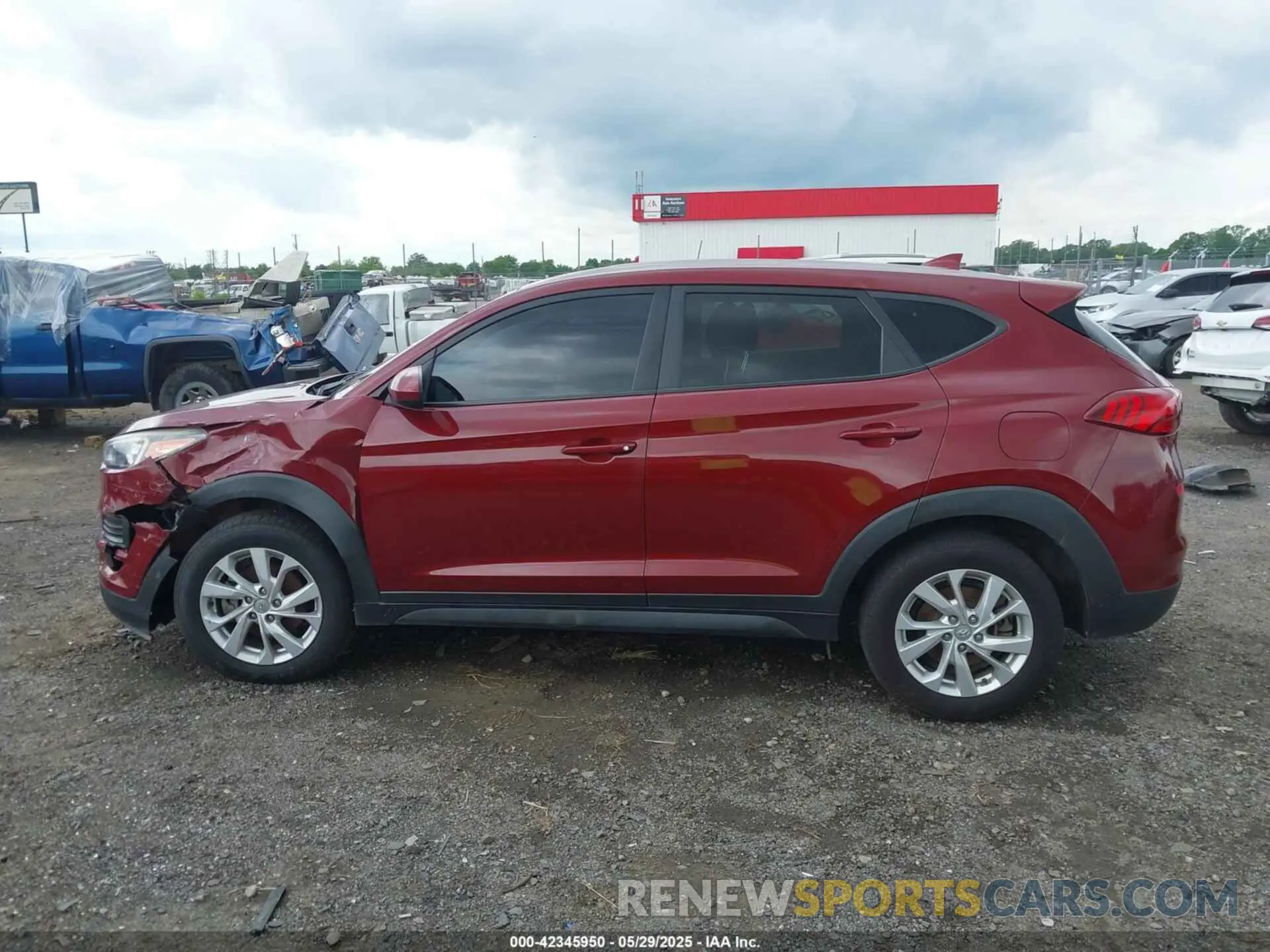 14 Photograph of a damaged car KM8J23A43KU885111 HYUNDAI TUCSON 2019