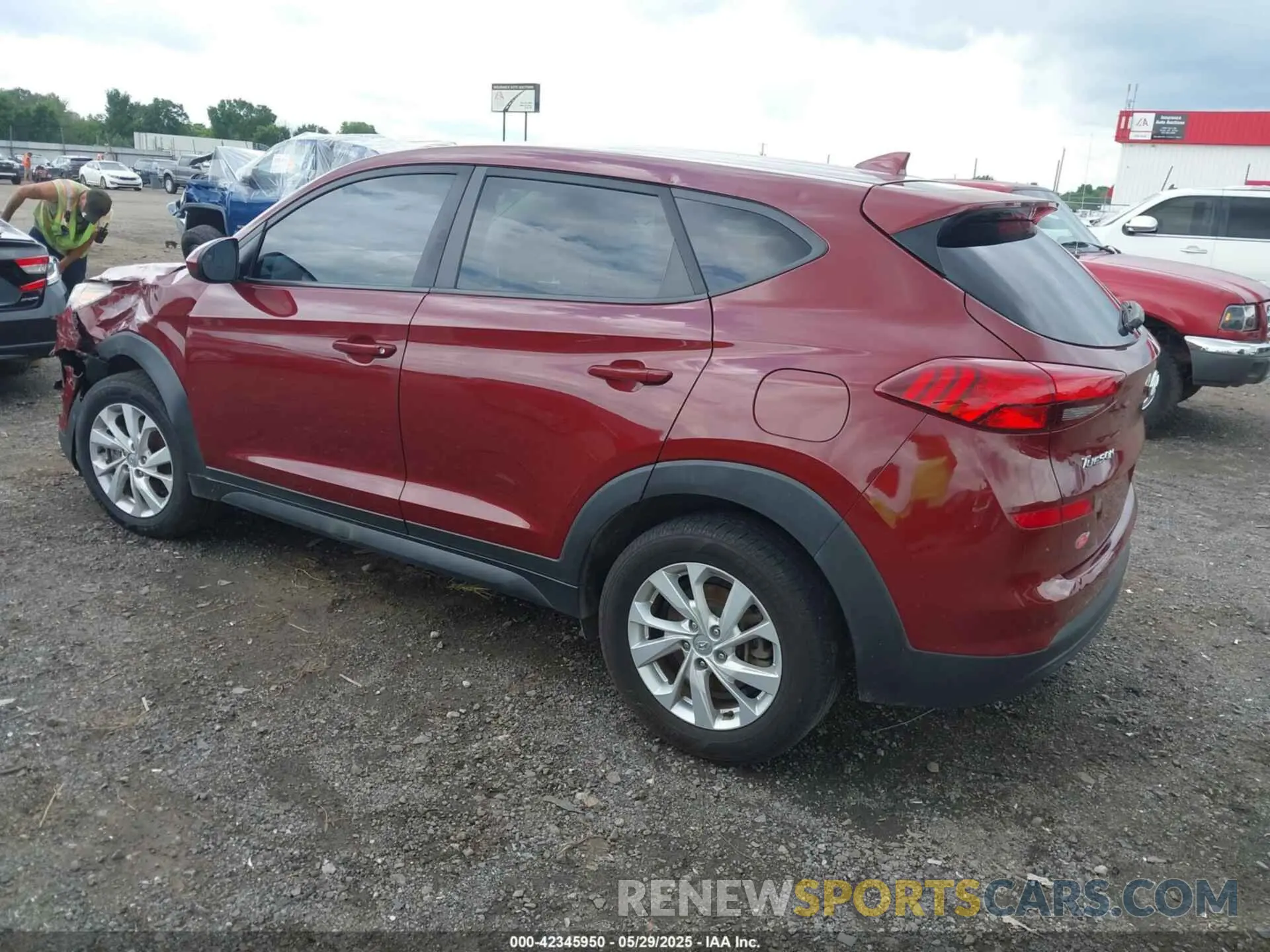 3 Photograph of a damaged car KM8J23A43KU885111 HYUNDAI TUCSON 2019