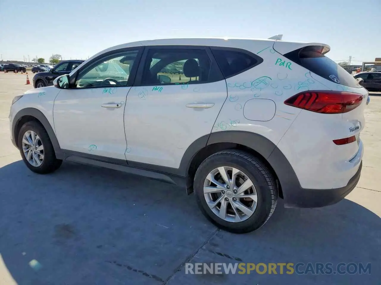 2 Photograph of a damaged car KM8J23A43KU955044 HYUNDAI TUCSON 2019