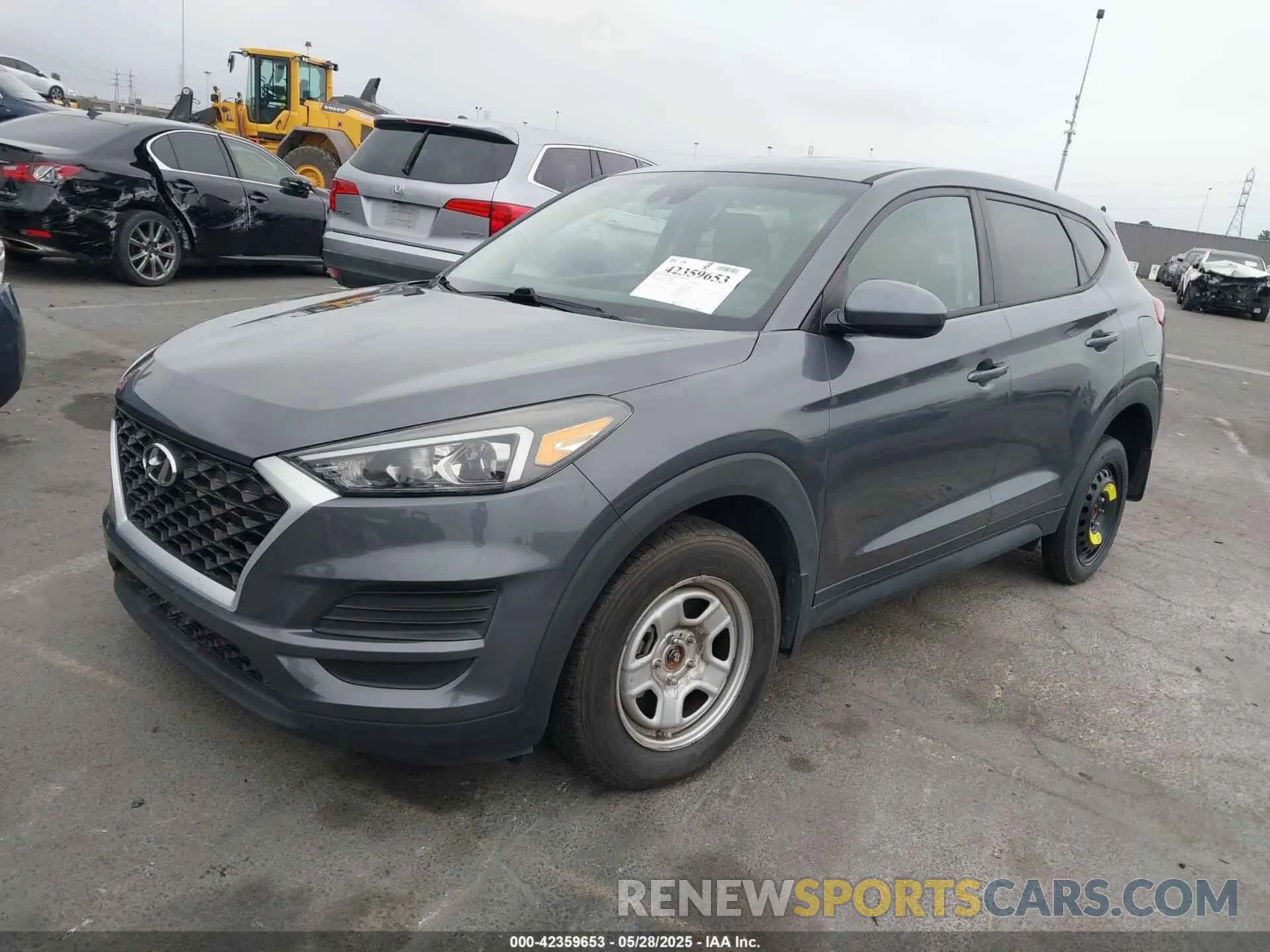 2 Photograph of a damaged car KM8J23A43KU990893 HYUNDAI TUCSON 2019