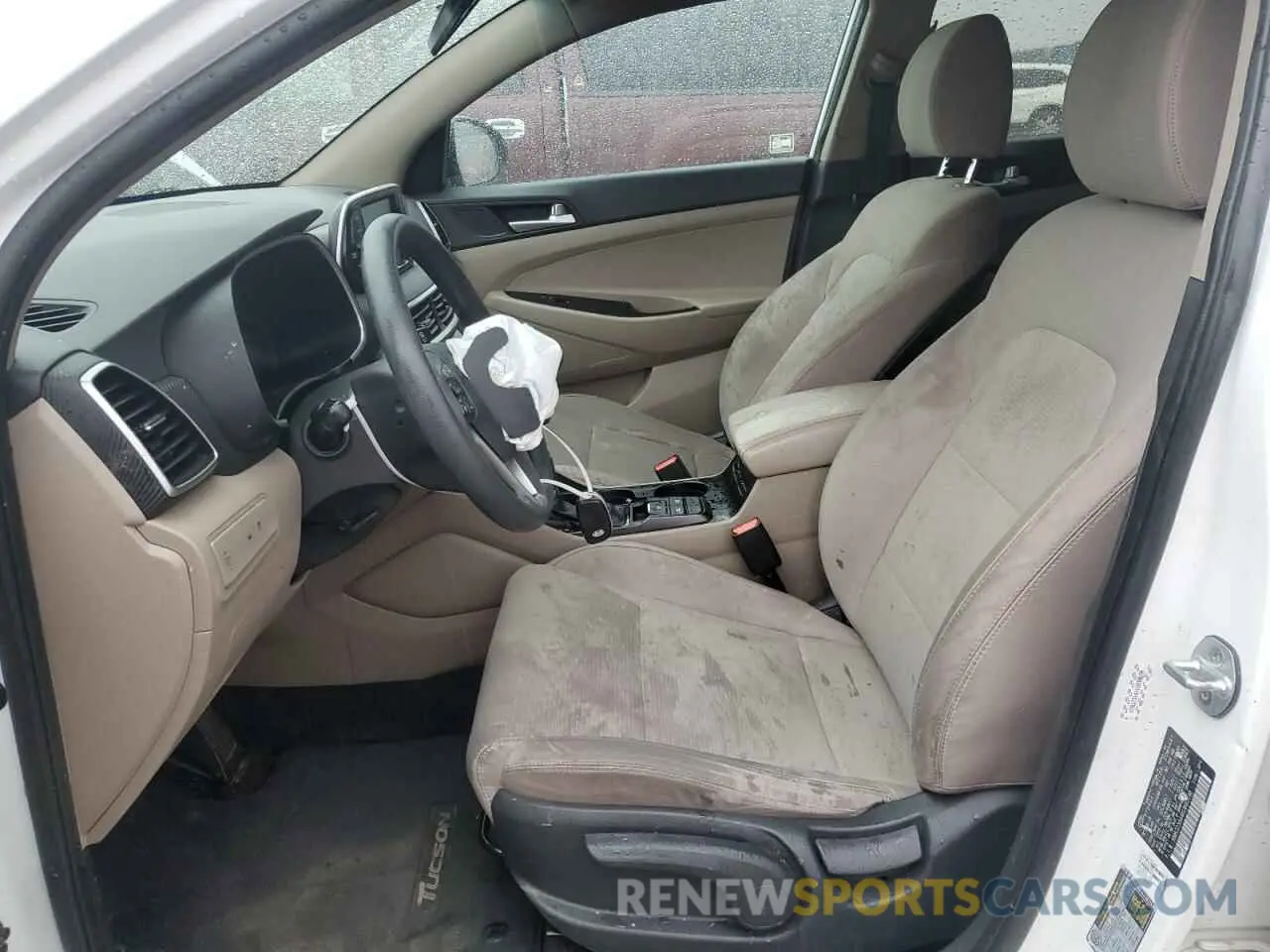 7 Photograph of a damaged car KM8J23A44KU860198 HYUNDAI TUCSON 2019