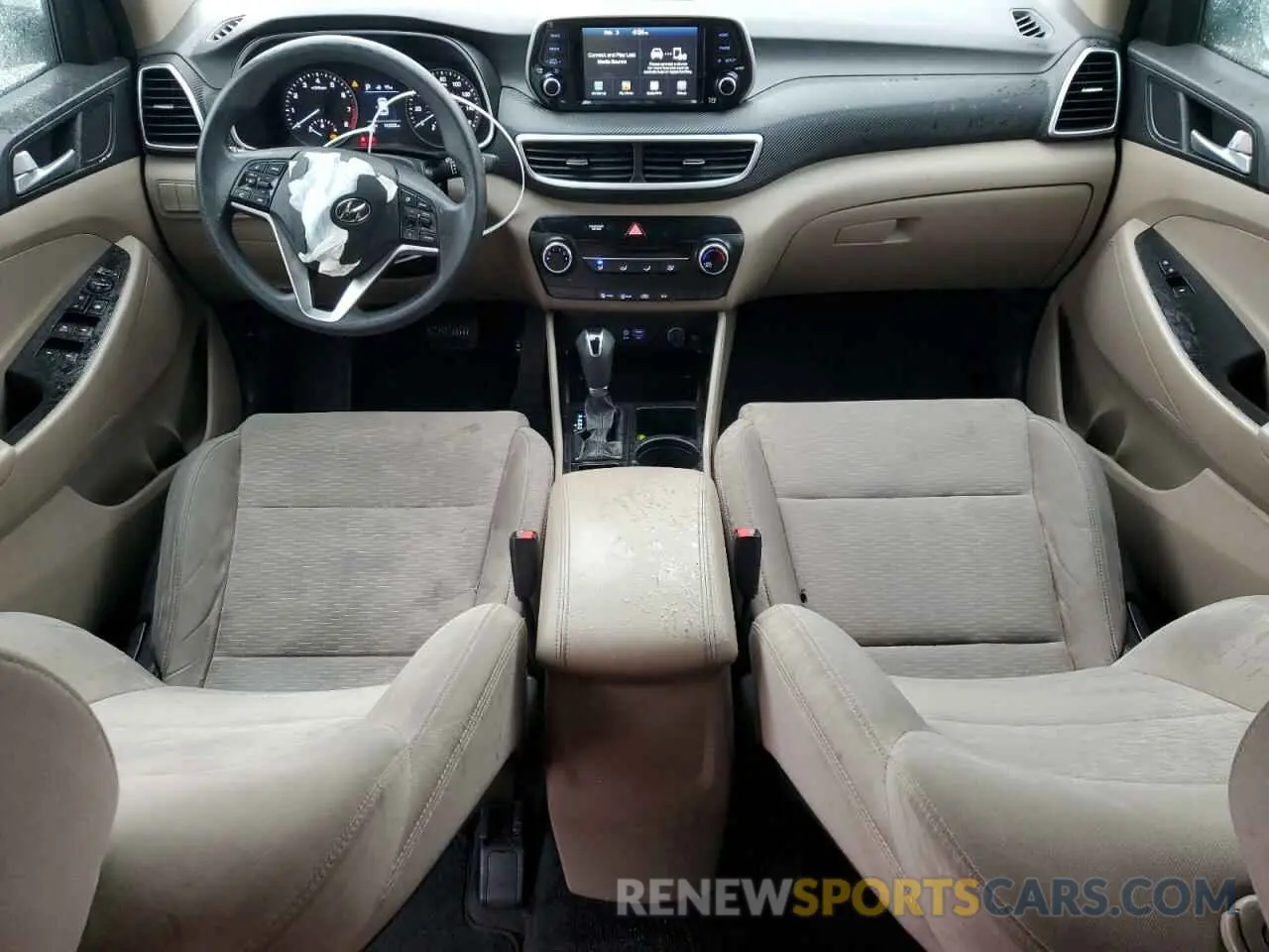 8 Photograph of a damaged car KM8J23A44KU860198 HYUNDAI TUCSON 2019