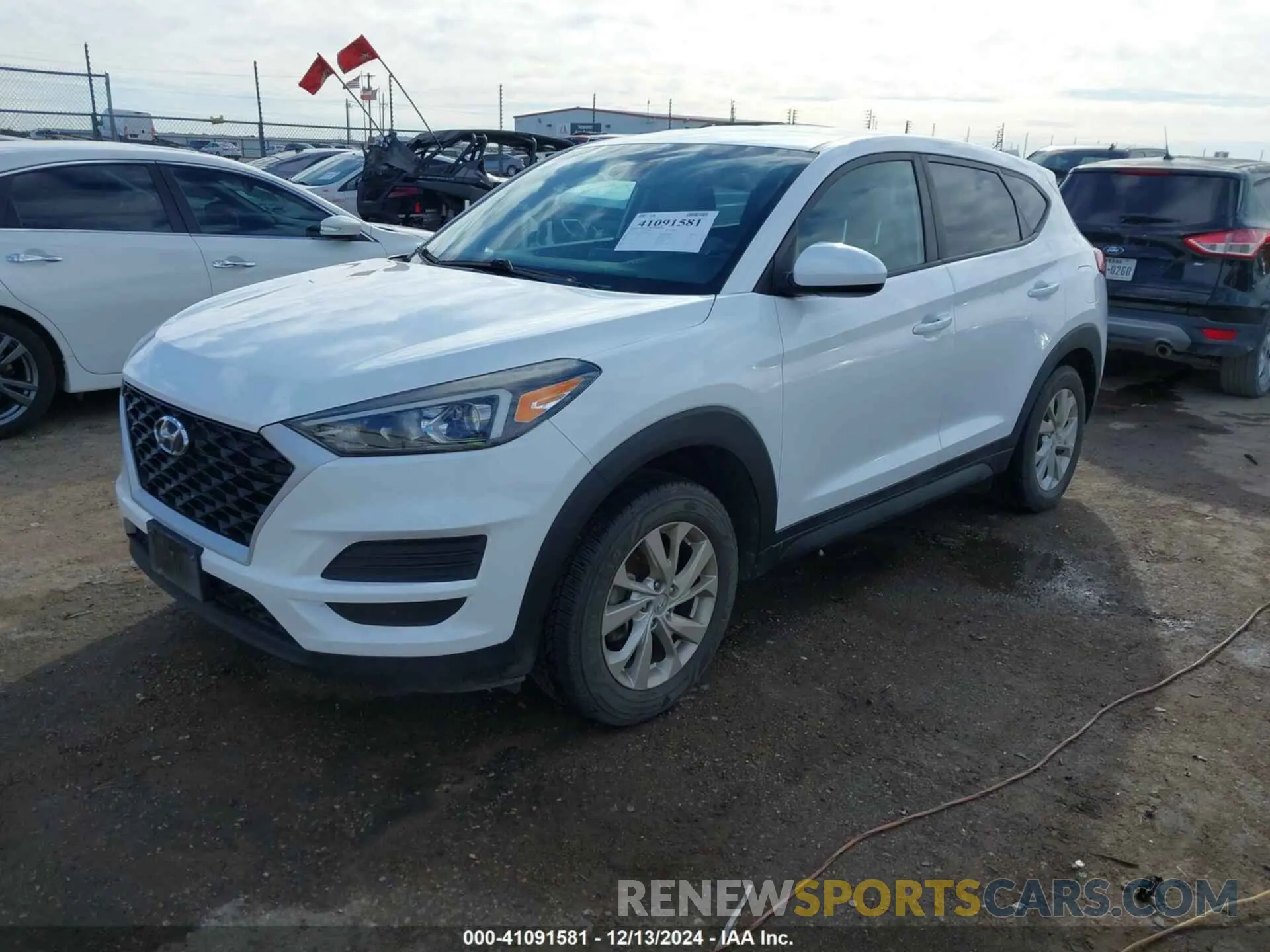 2 Photograph of a damaged car KM8J23A44KU888373 HYUNDAI TUCSON 2019