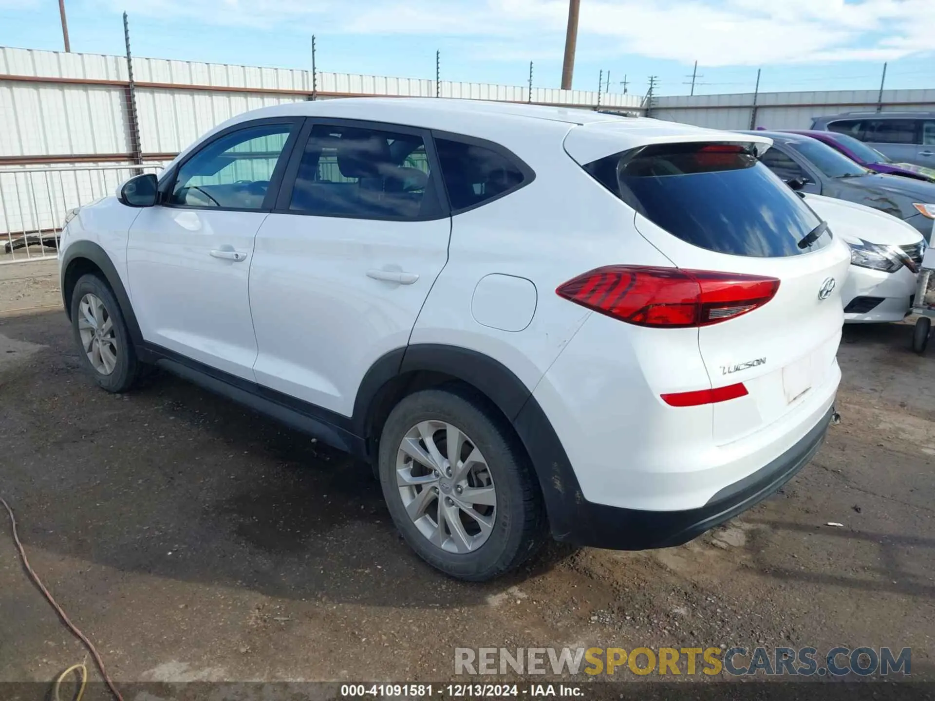 3 Photograph of a damaged car KM8J23A44KU888373 HYUNDAI TUCSON 2019